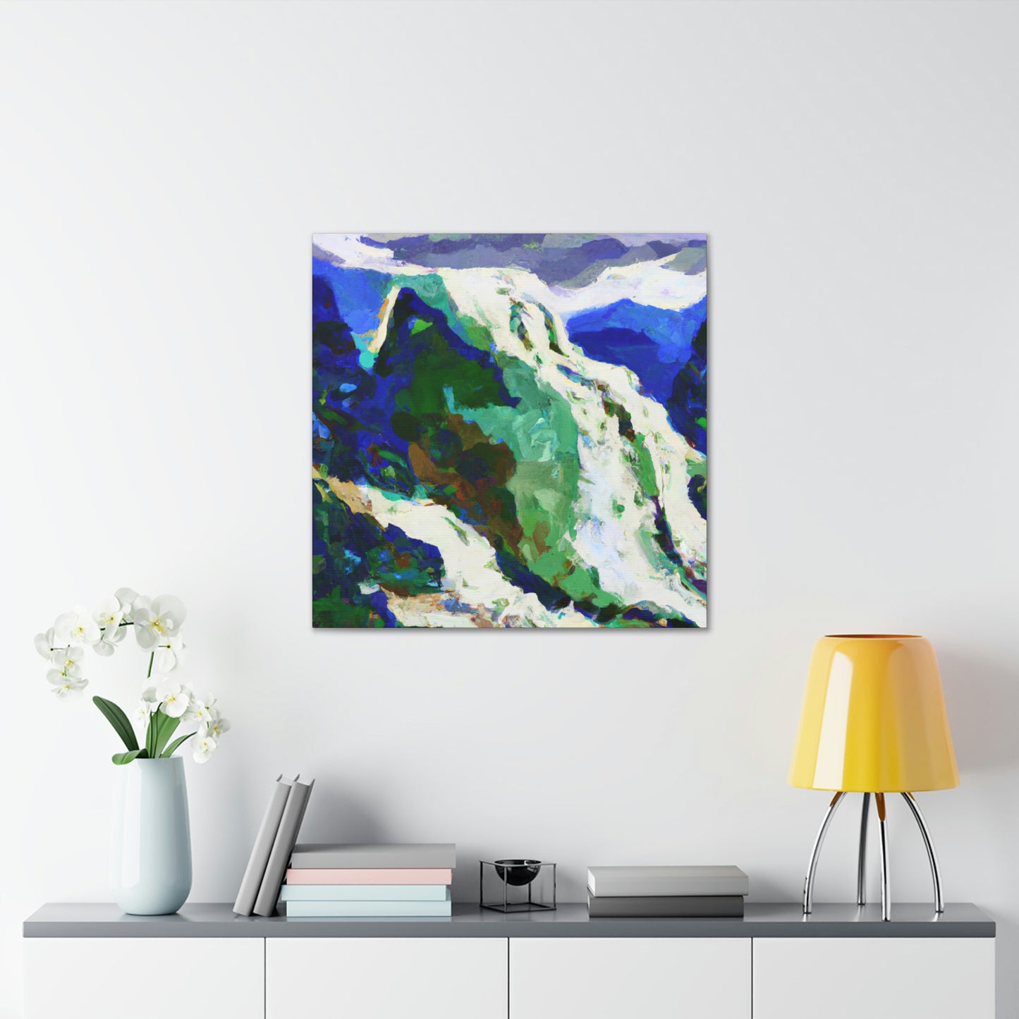 Frozen Glacier Sunset - Canvas