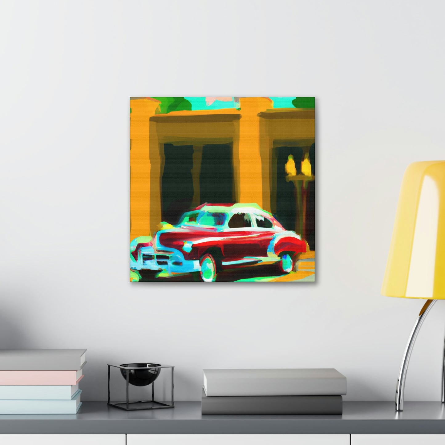 "Minimalist Classic Automobile" - Canvas