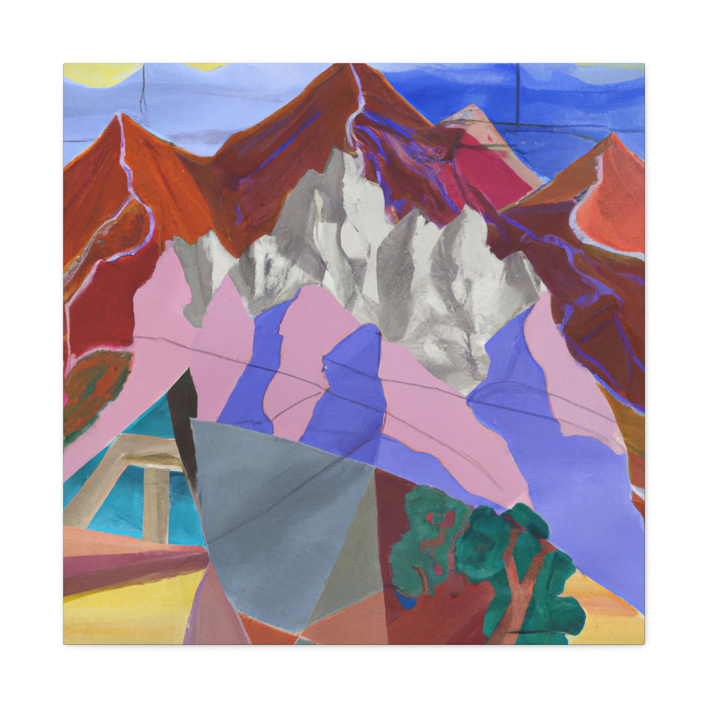 "Mountains of Imaginings" - Canvas