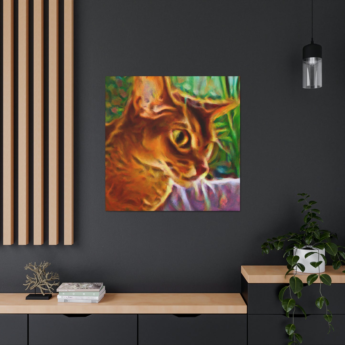 "Abyssinian Colorful Dreams" - Canvas