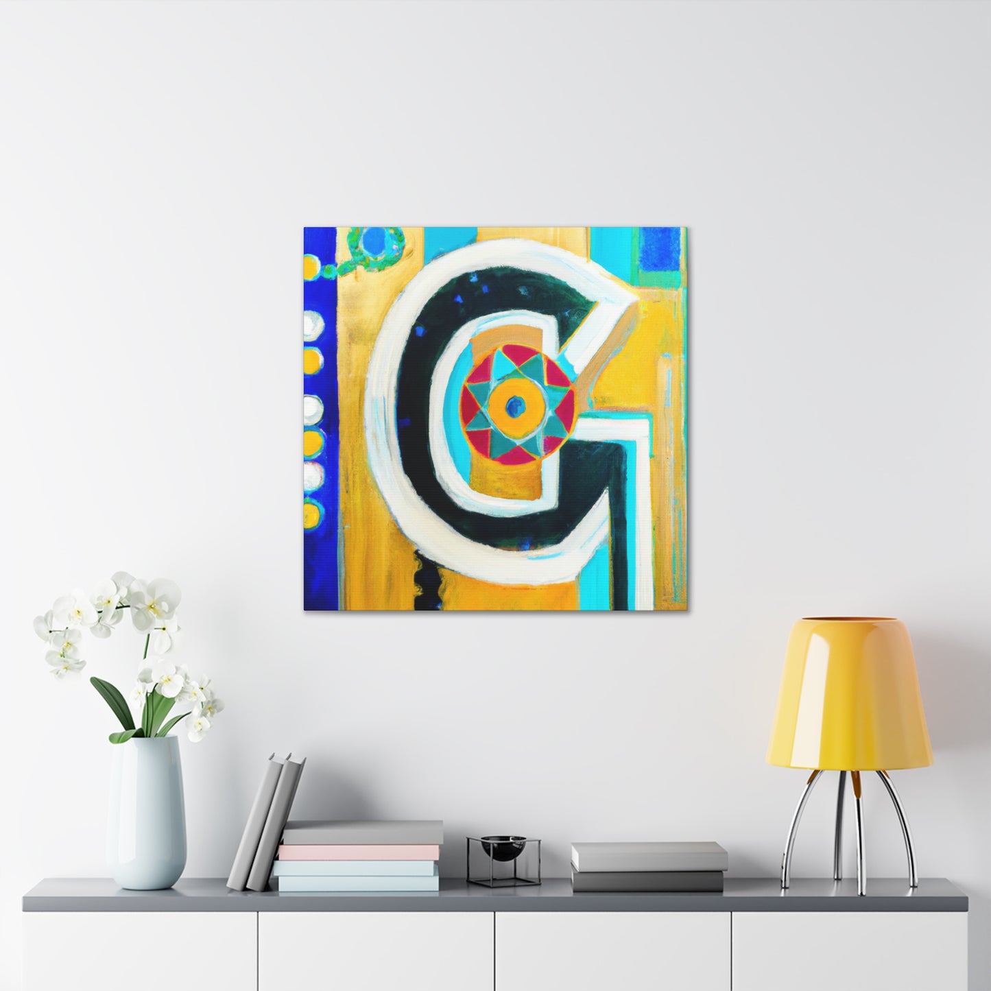 "Dazzling Deco Delight" - Canvas