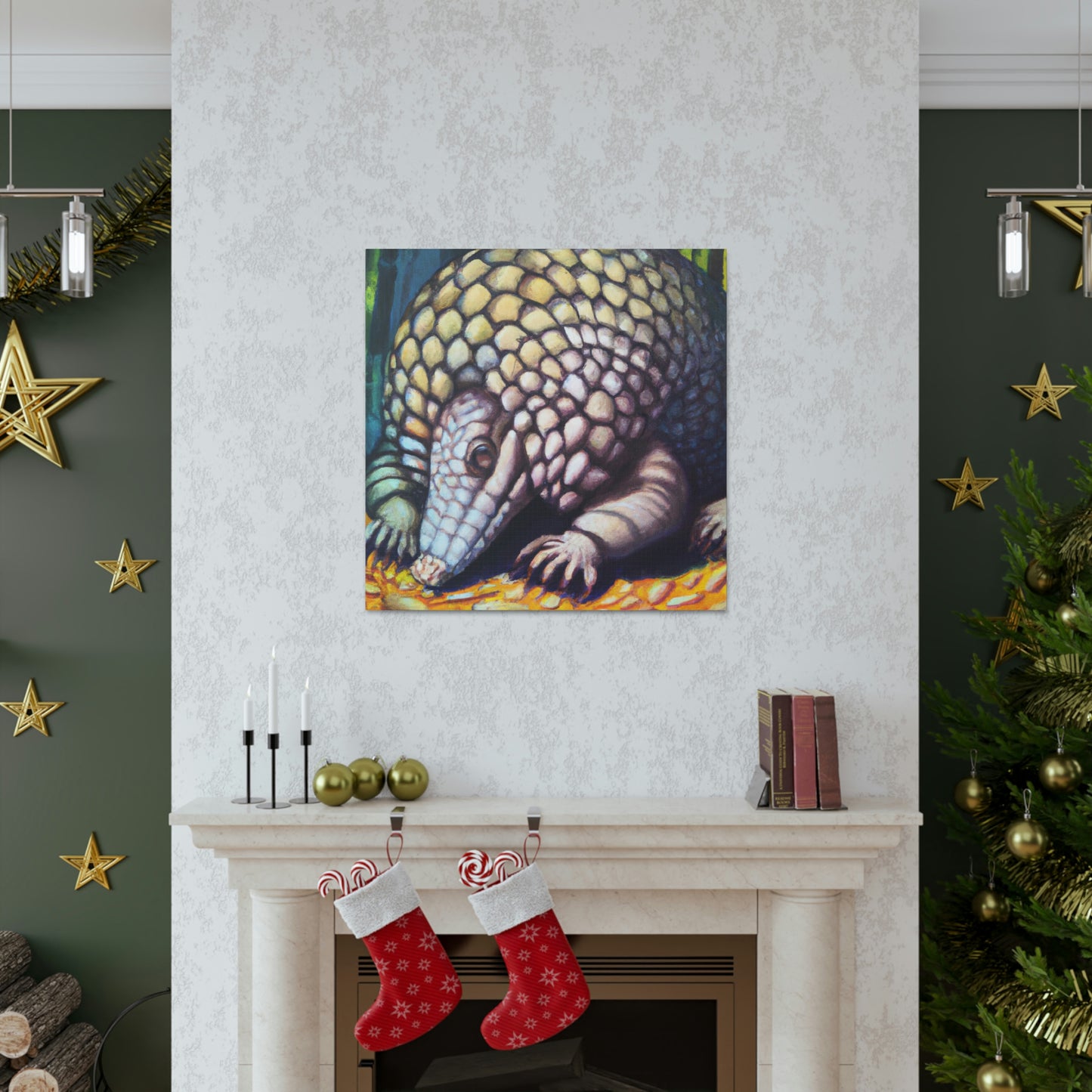 Indian Pangolin Artwork - Canvas