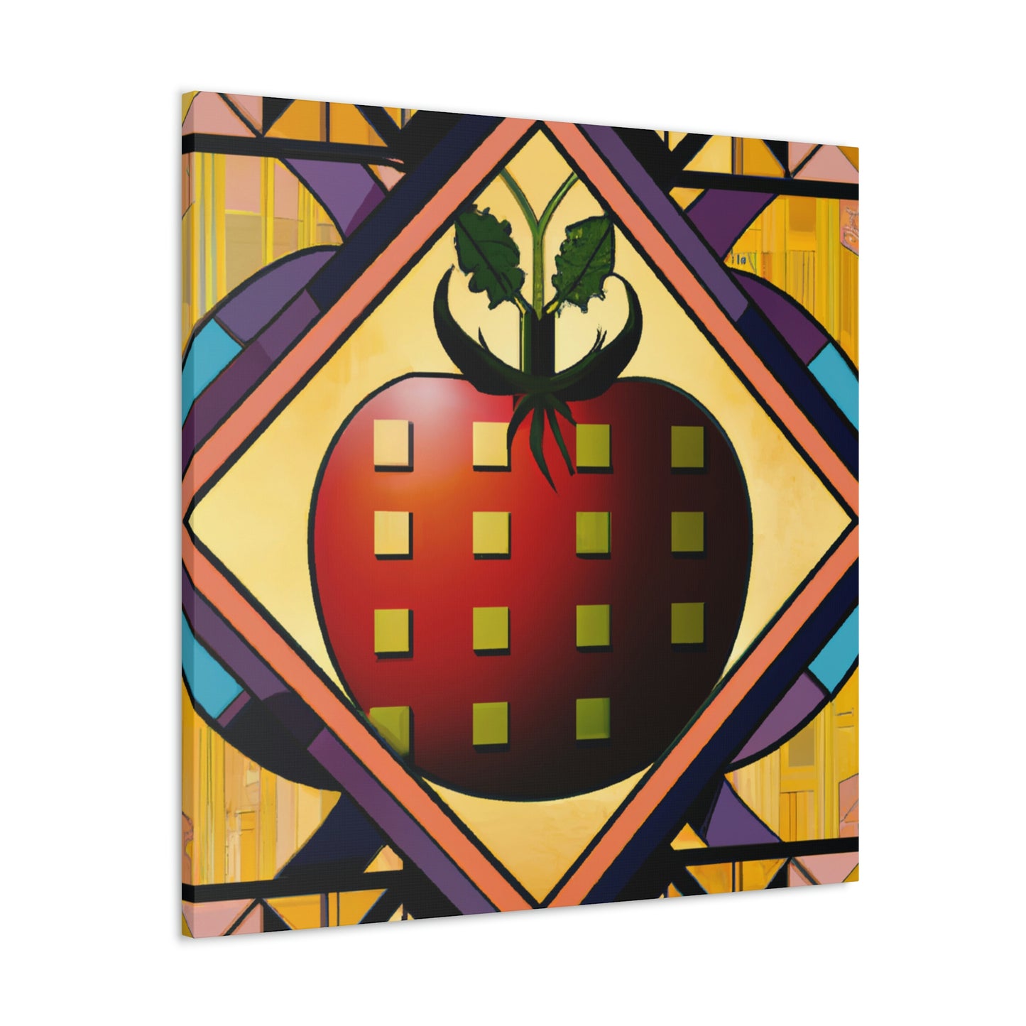 Tasty Art Deco Tomato - Canvas