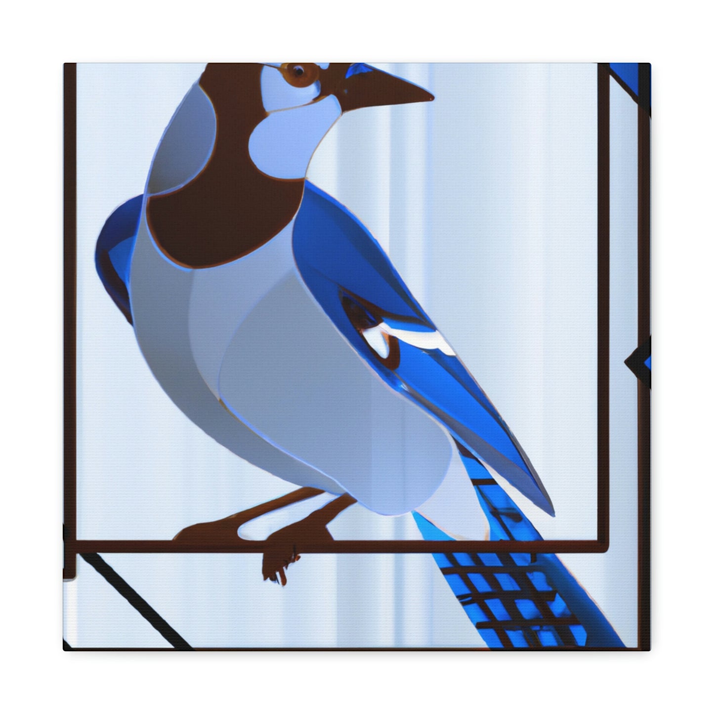 Blue Jay's Majesty - Canvas