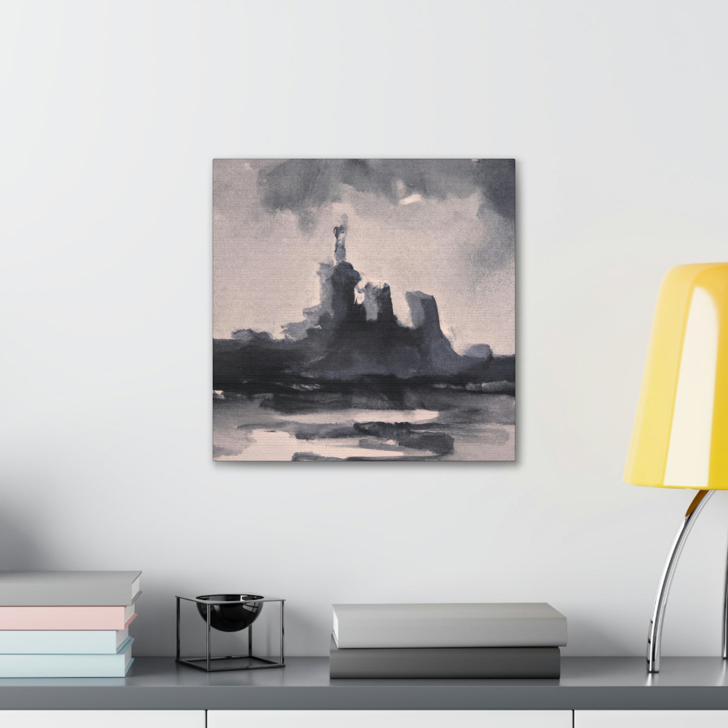 "Battleship At Sea" - Canvas