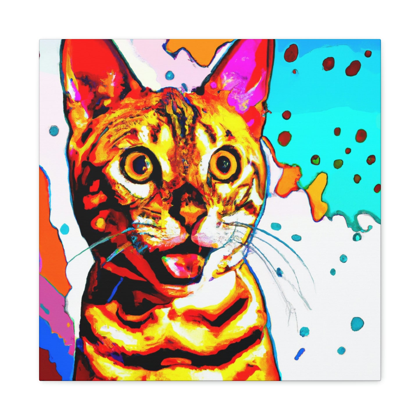 Bengal in Pop Art - Canvas