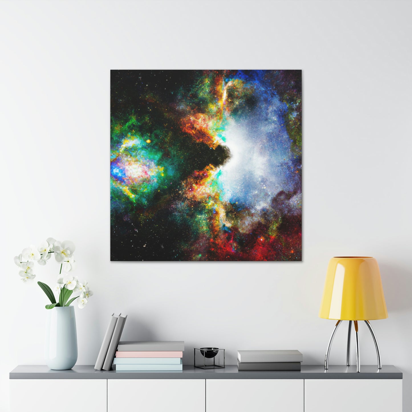 "Distant Nebula Splendor" - Canvas