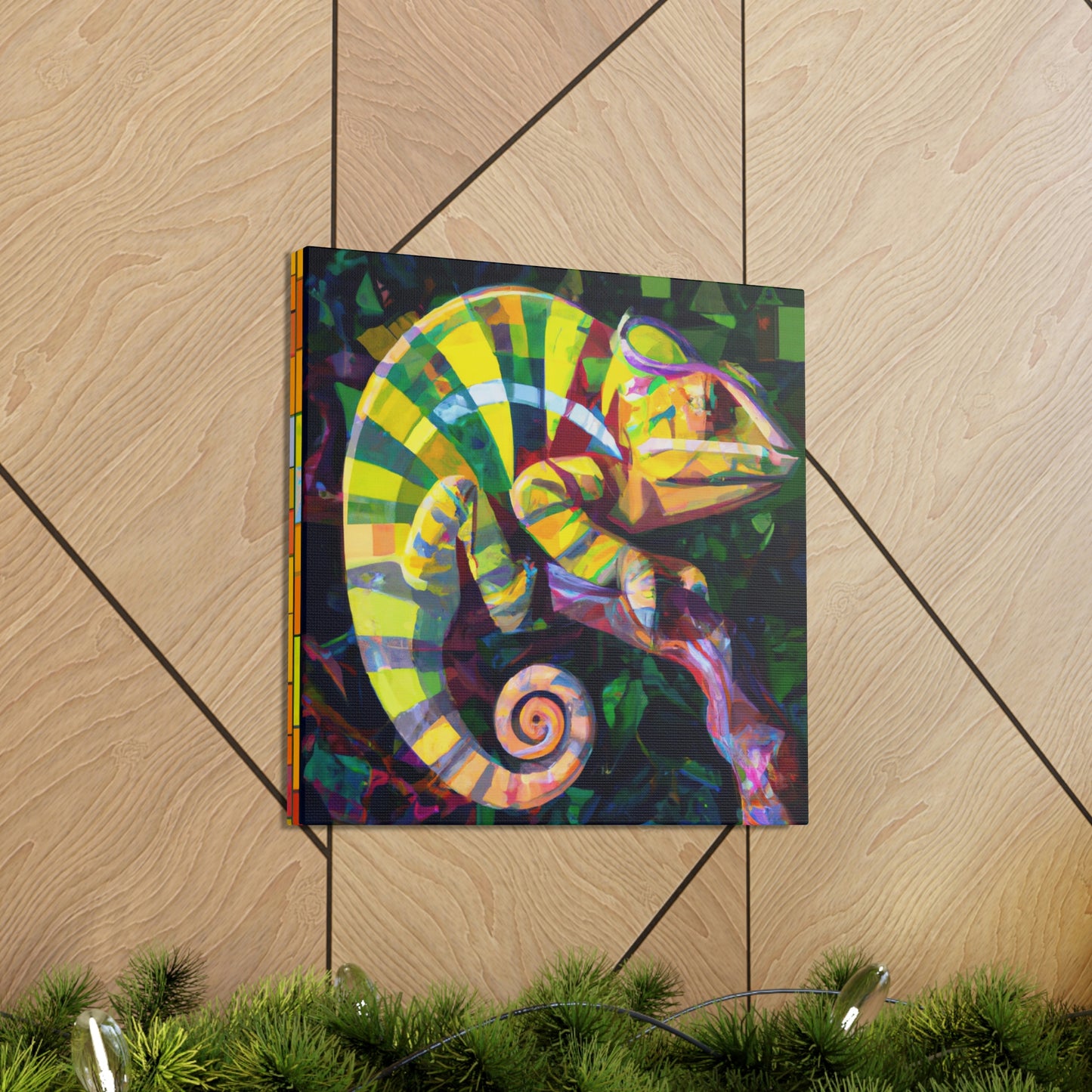 Veiled Chameleon Prism - Canvas