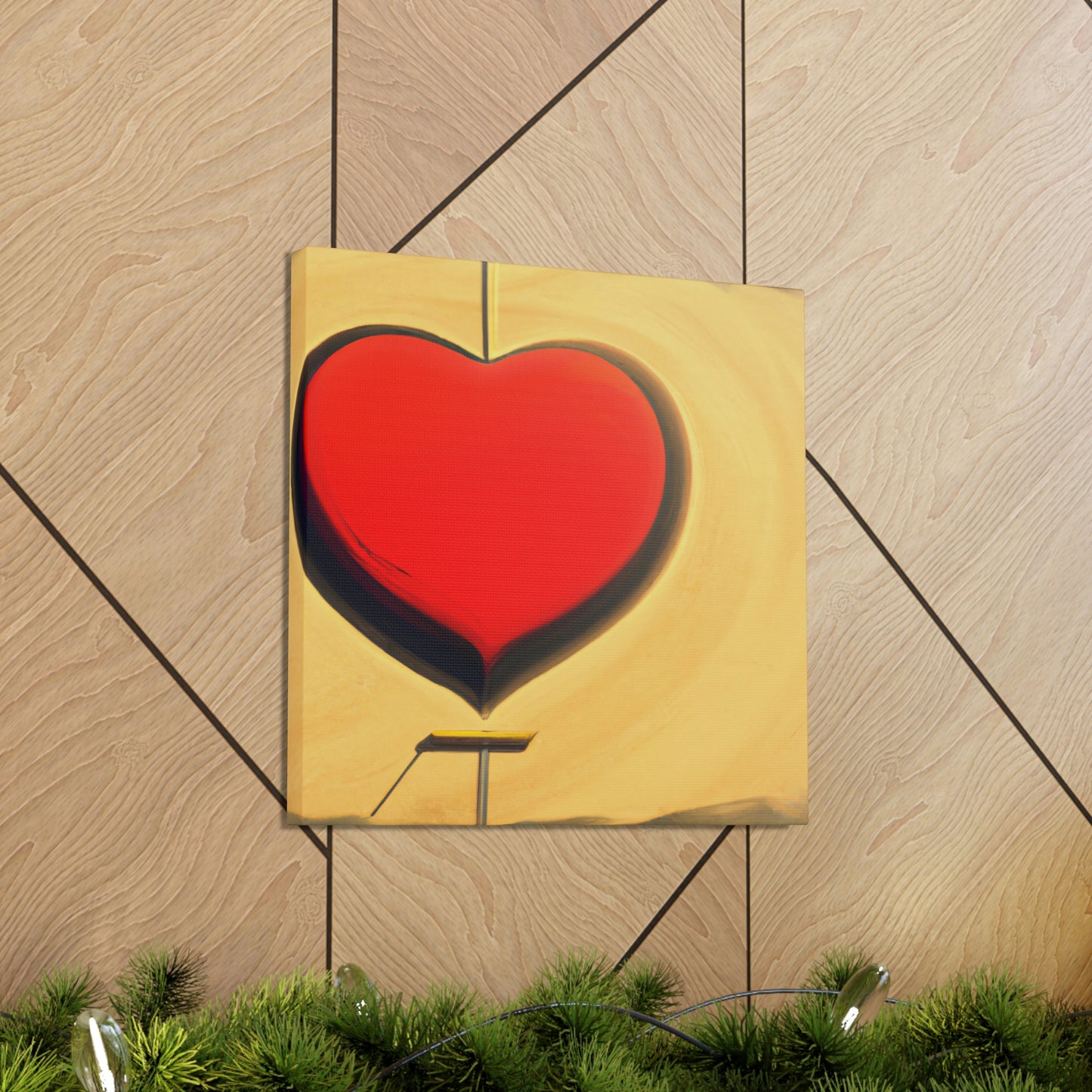 Heart in the Sand - Canvas