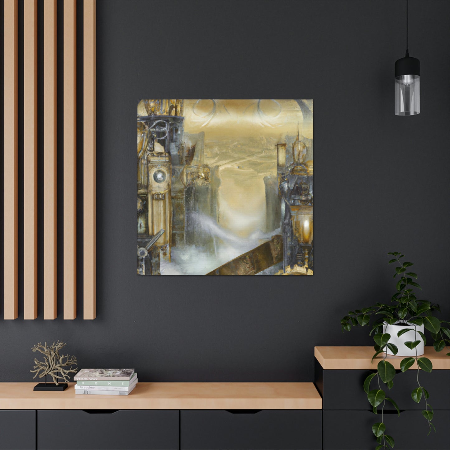 "Deco's Steampunk Dream" - Canvas