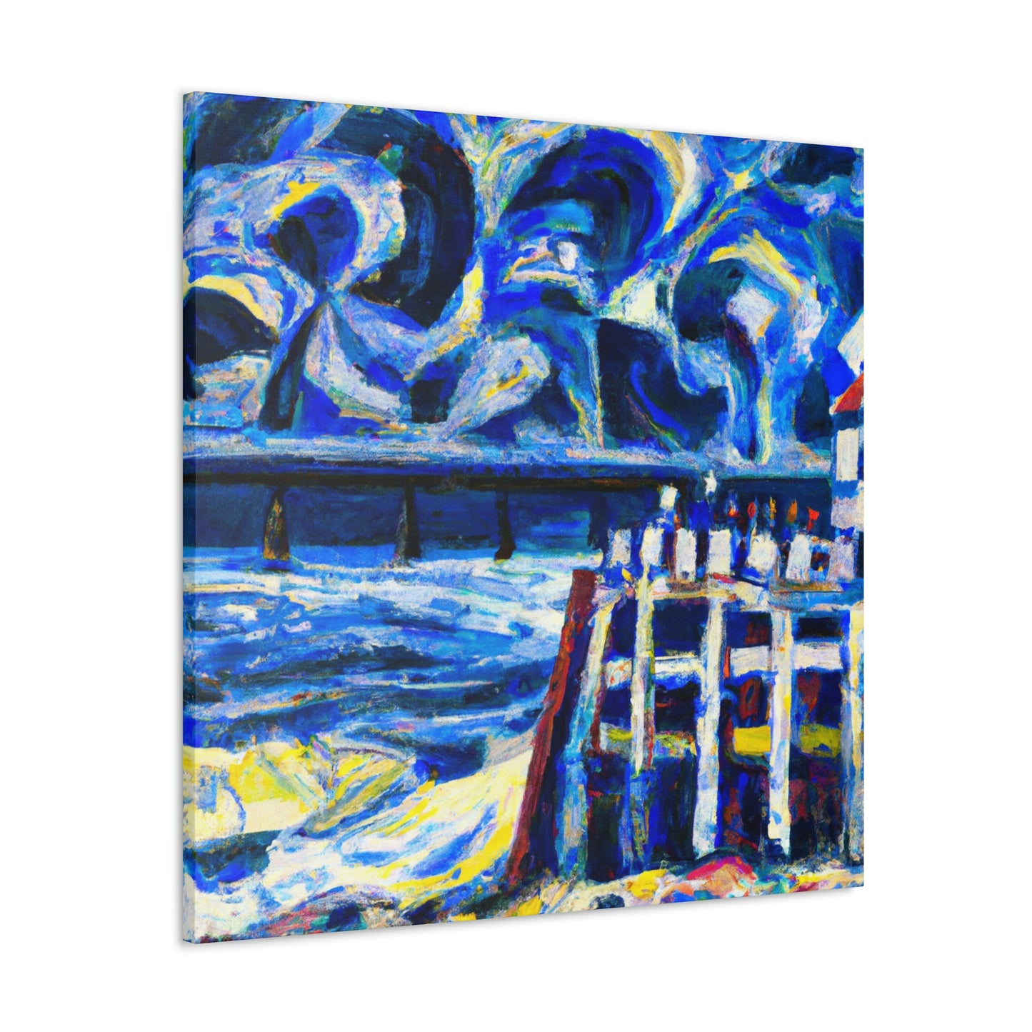 Seawall by Expressionism - Canvas