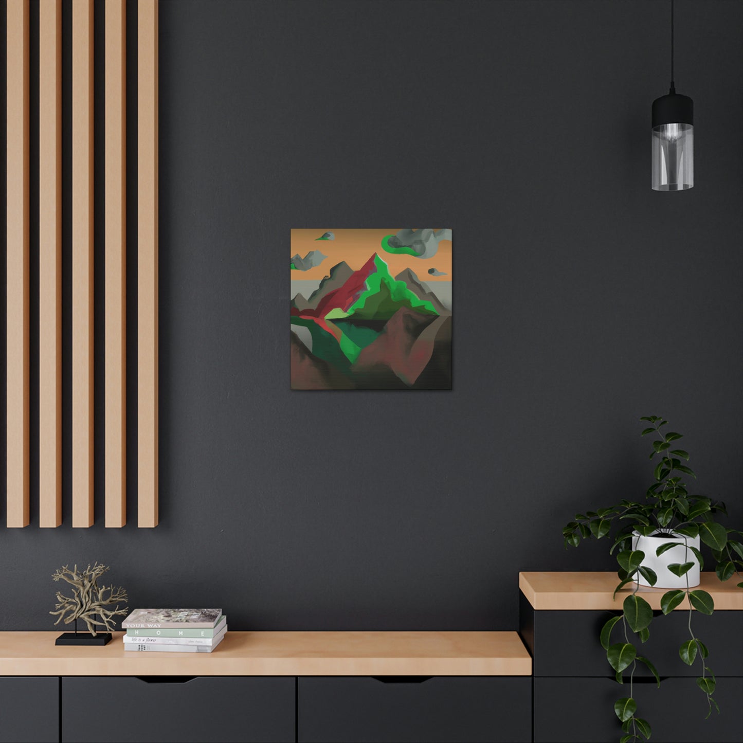 Mountain Fjords Dreaming - Canvas