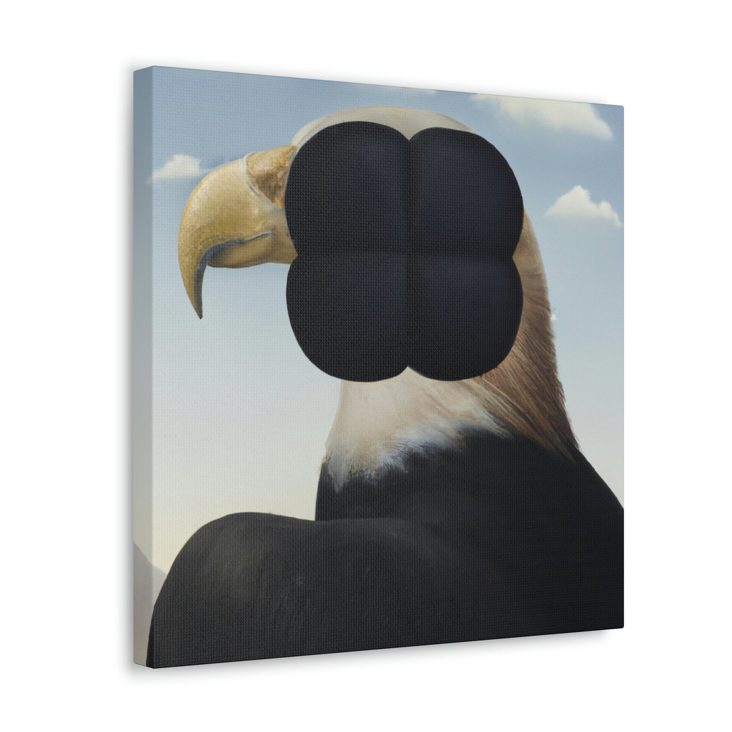 "Majestic Eagle in Flight" - Canvas