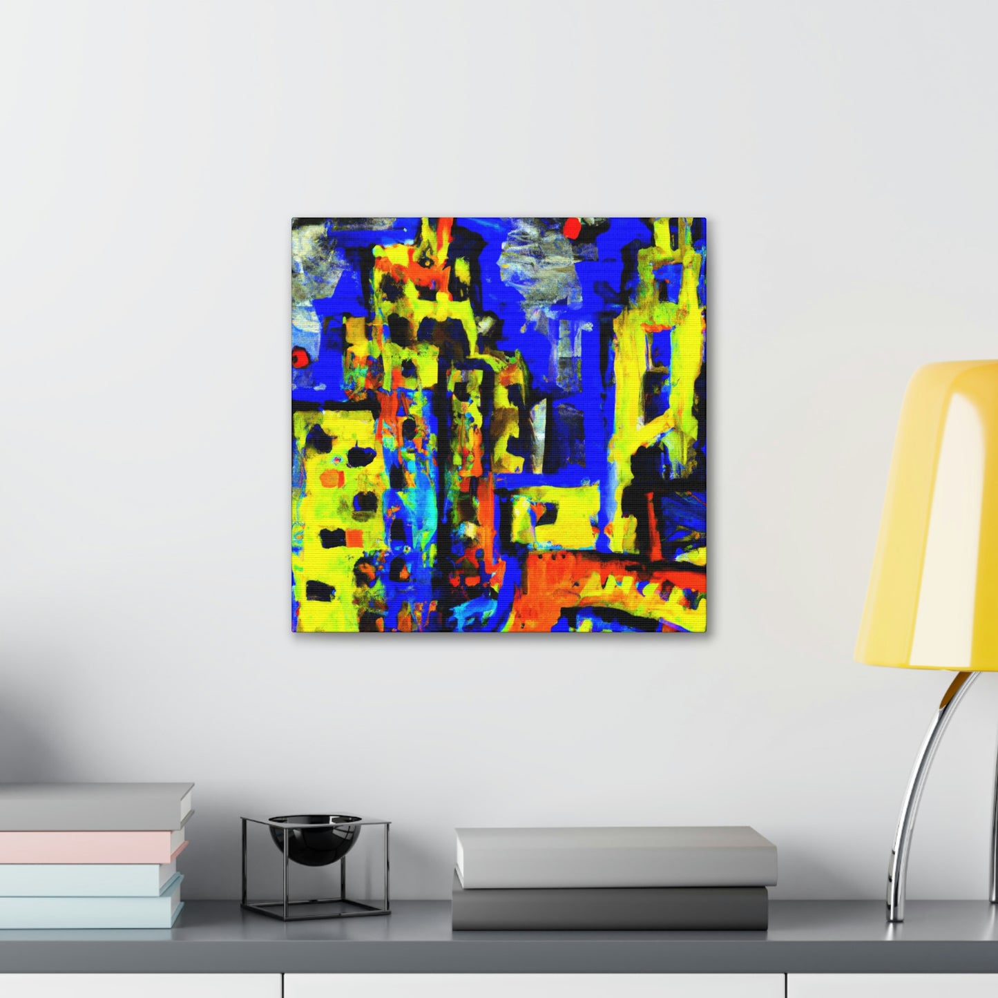 "Modernist Expressionism Sunset" - Canvas