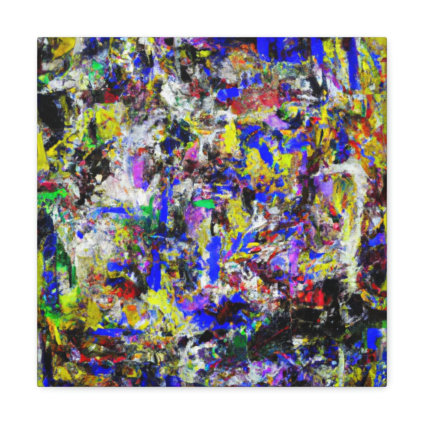 "Turbulent Cobalt Sky" - Canvas