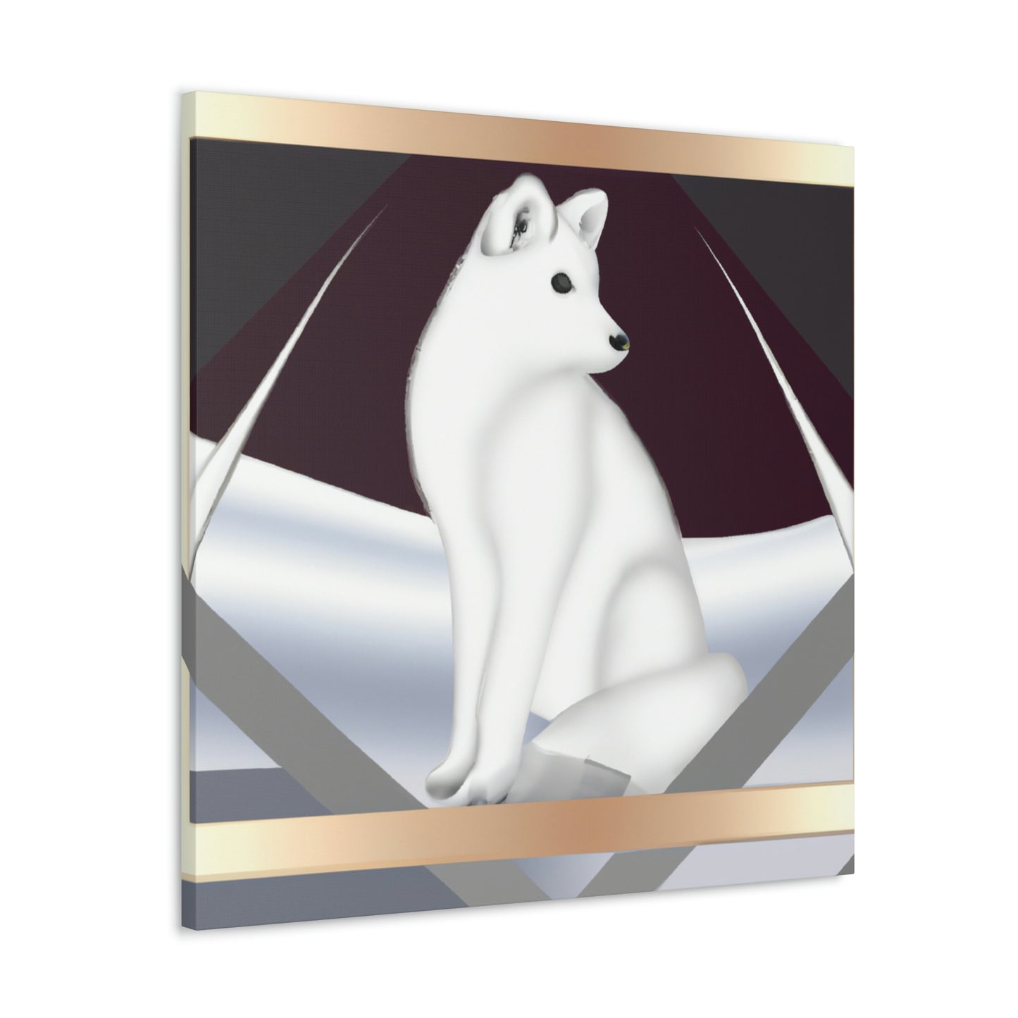 Frozen Fox Luster - Canvas