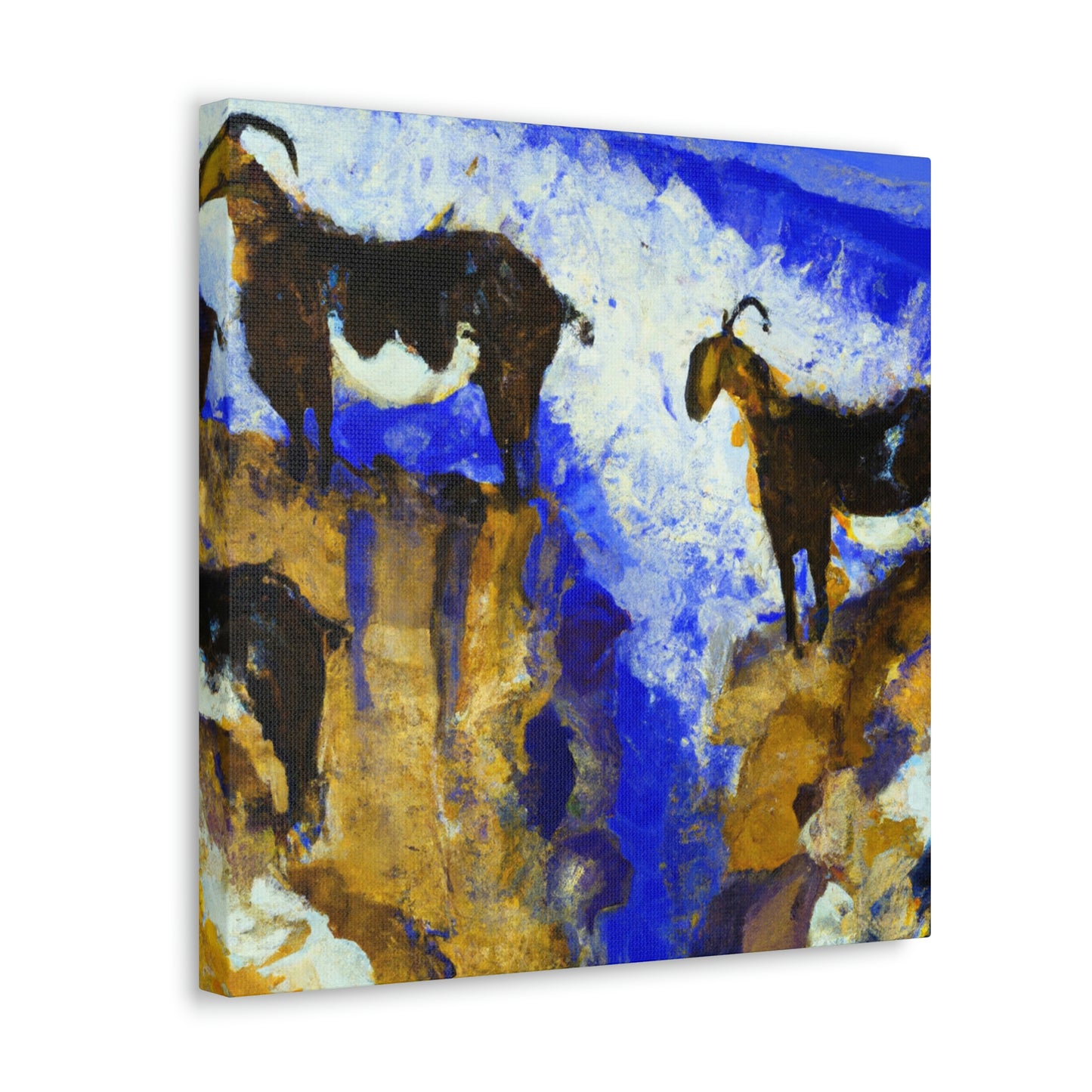 Mountain Goats Unleashed - Canvas