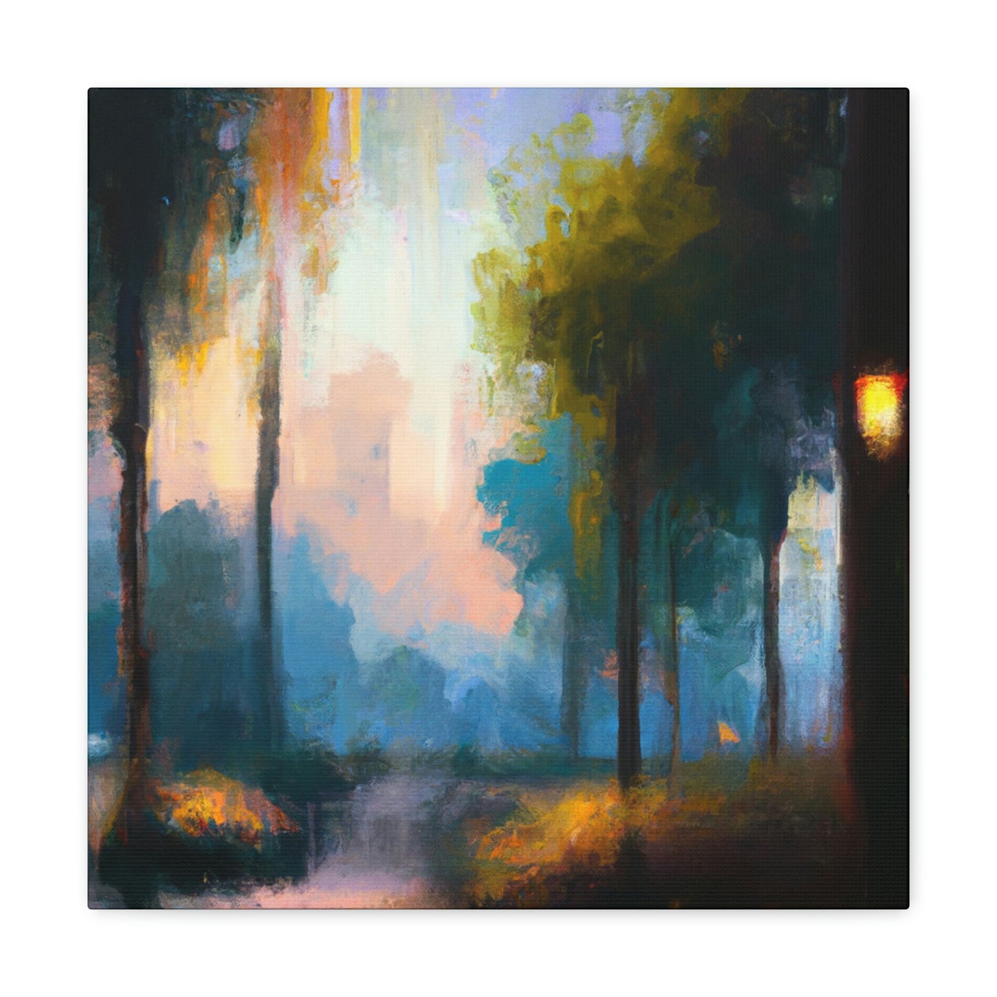 Dreamy Dusk Reflection - Canvas