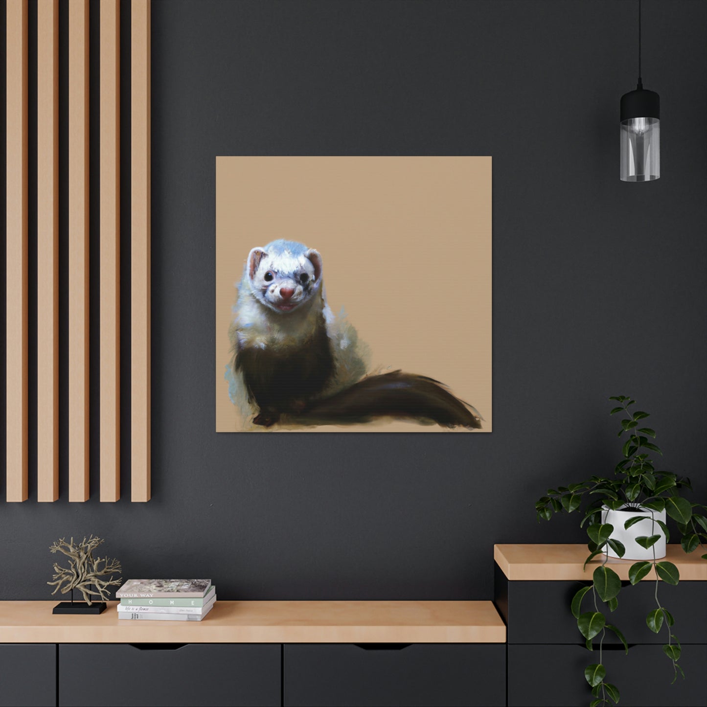 Chinchilla Minimalism - Canvas