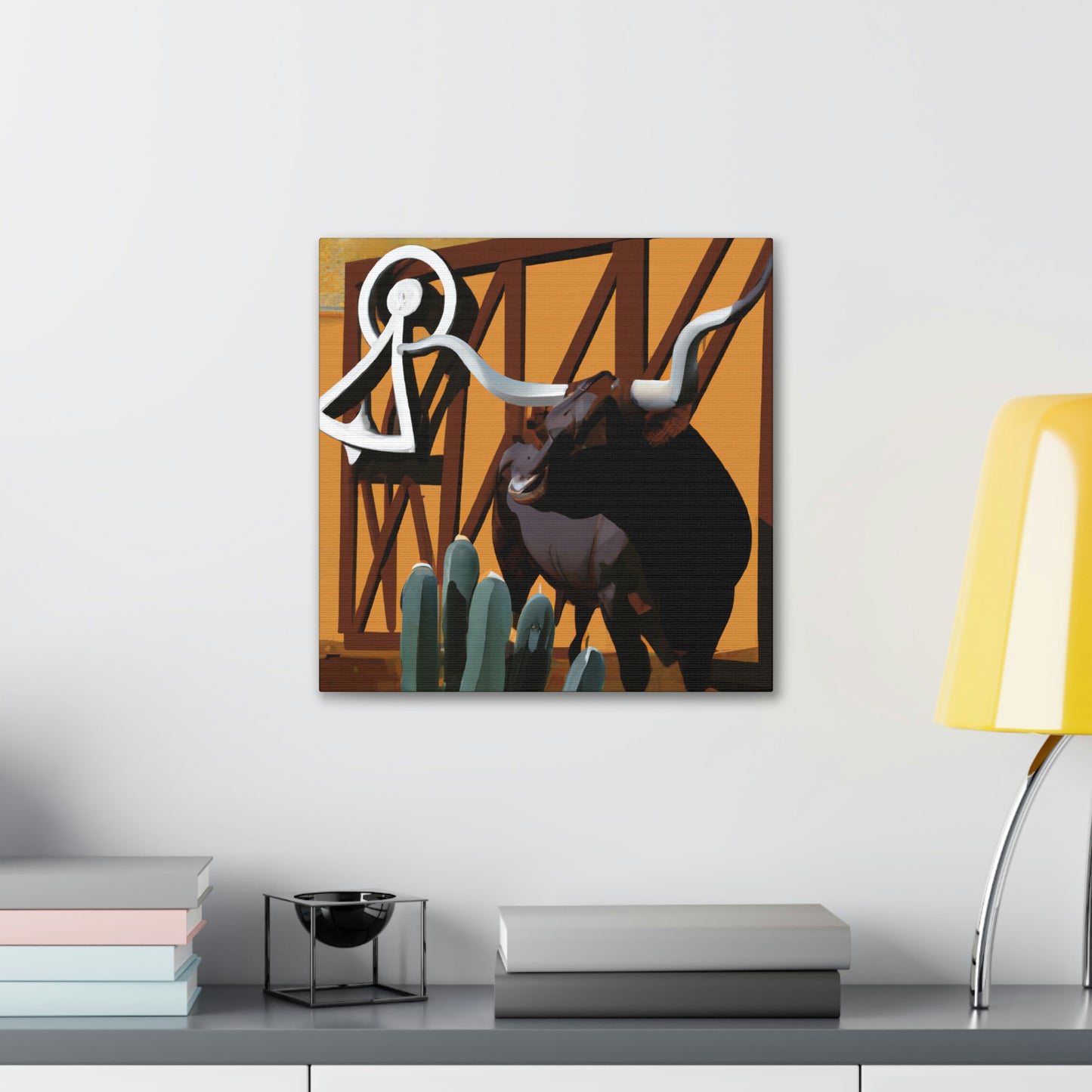 Lone Star Longhorns - Canvas