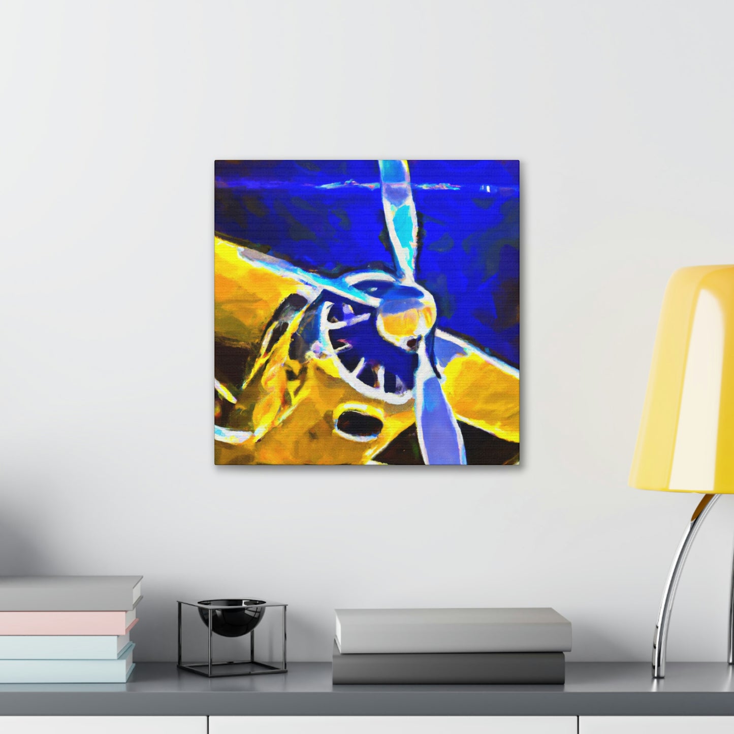 Vintage Airplane Reverie - Canvas