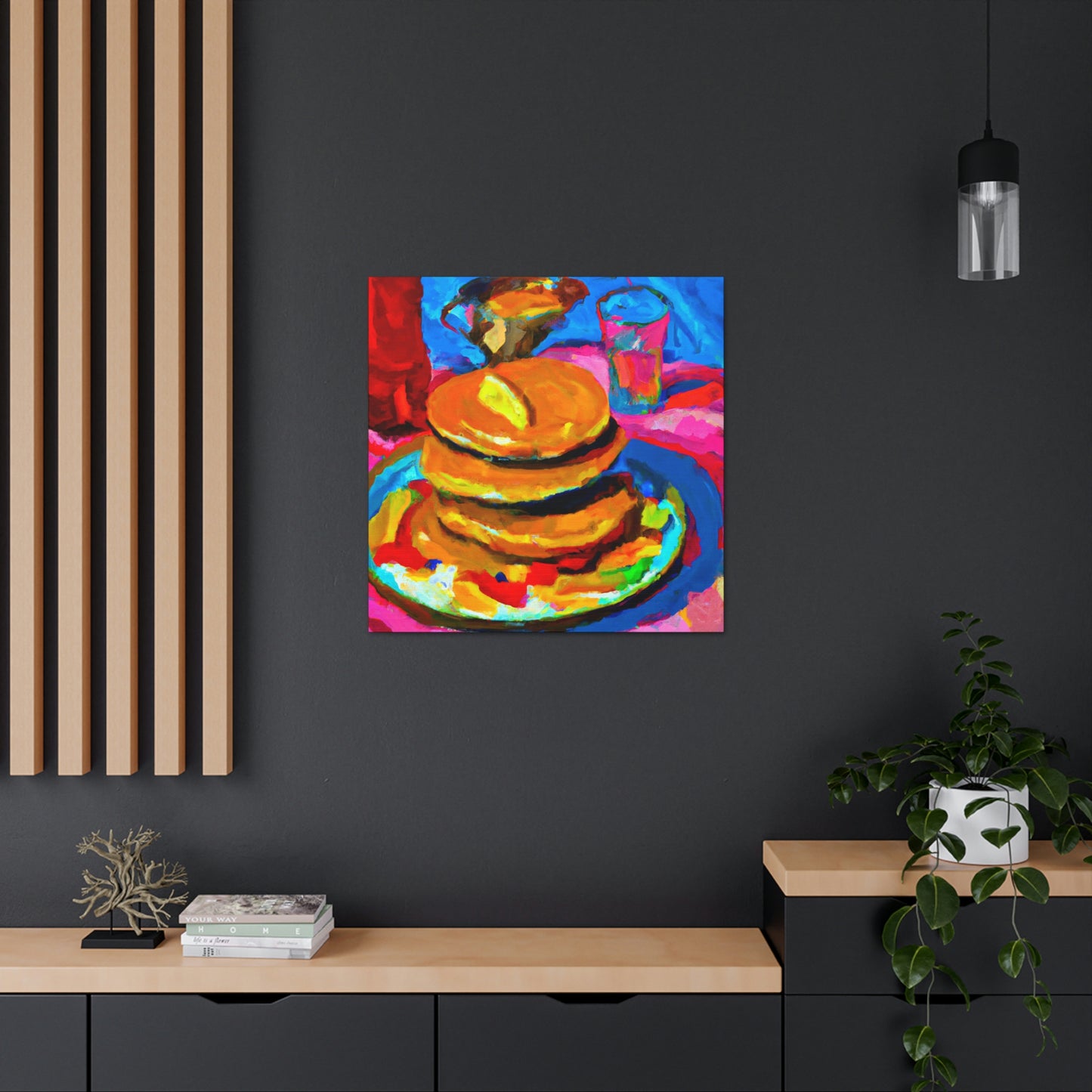 Pancakes in Fauvism - Canvas