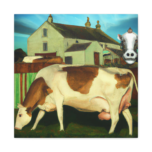 "Cow on the Pasture" - Canvas