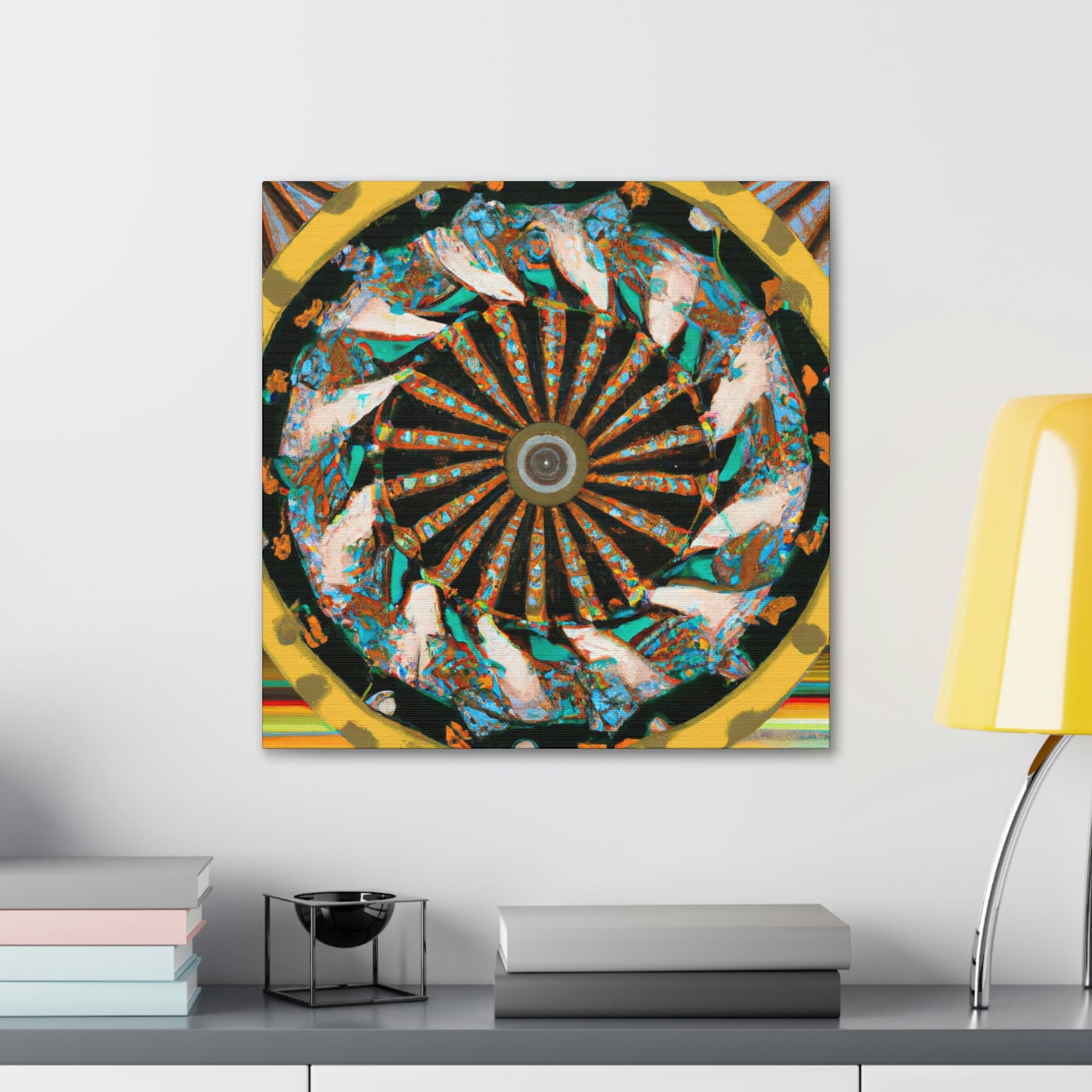 Wheels of Deco Beauty - Canvas