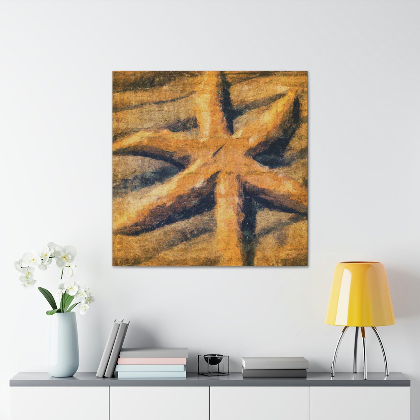 "Starfish Shimmer Shine" - Canvas