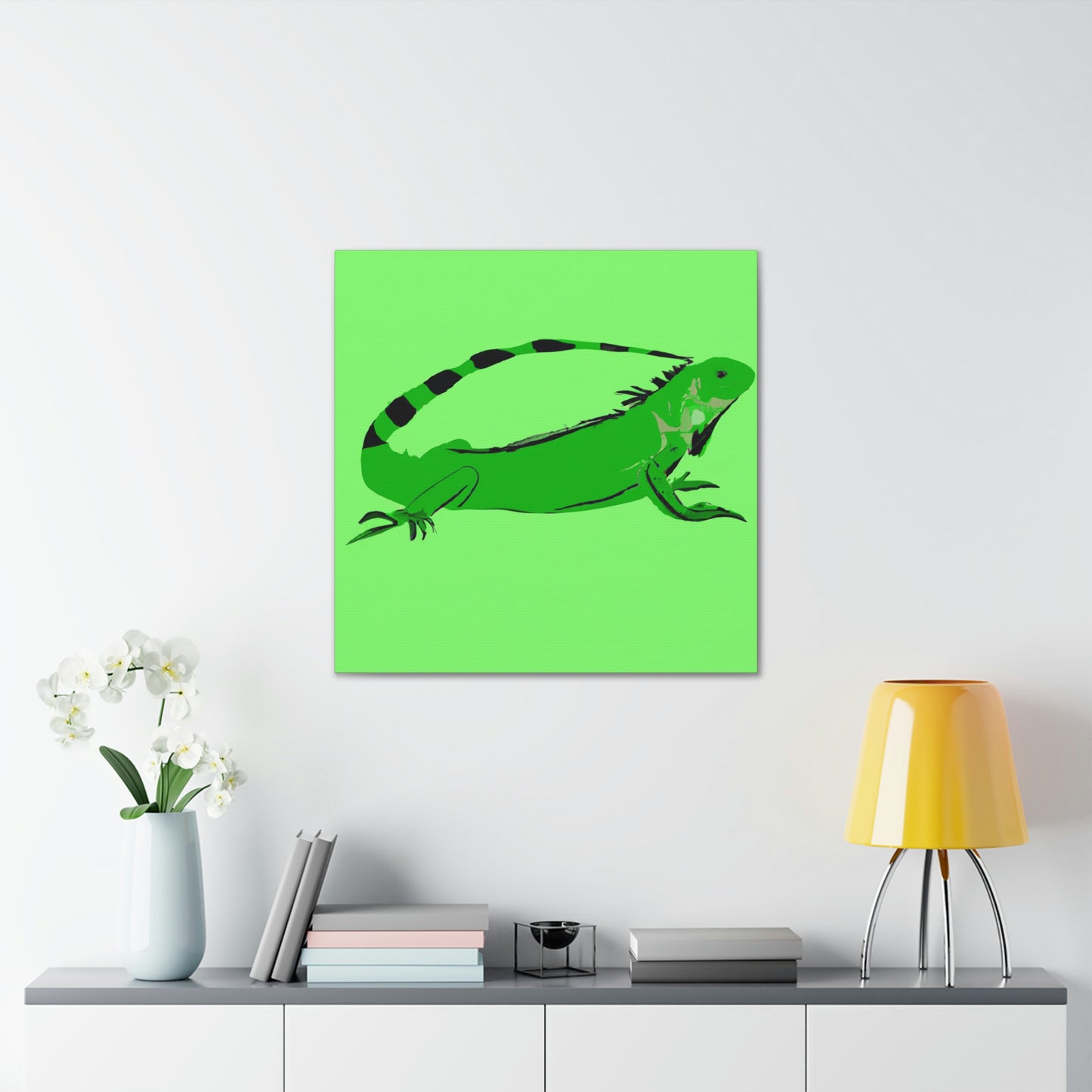 Iguana in Identity - Canvas