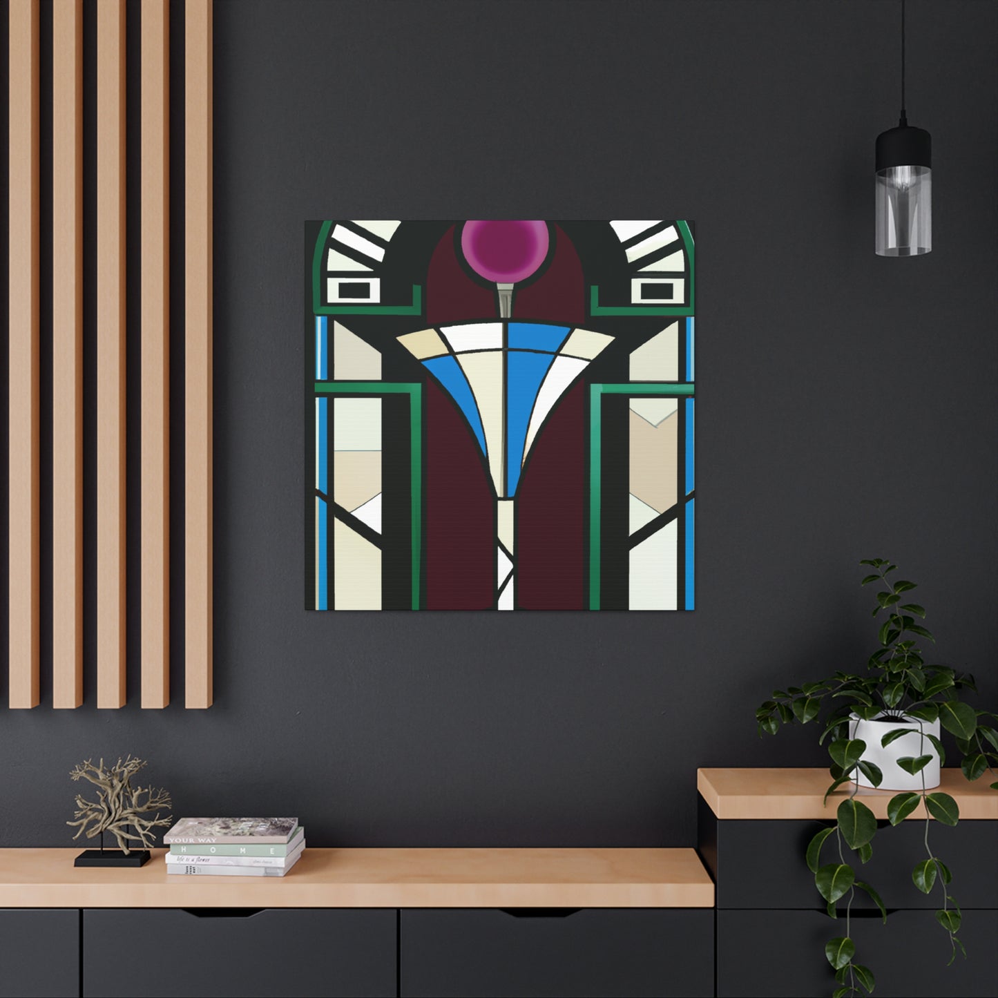 "Gleaming Wine Chalice" - Canvas