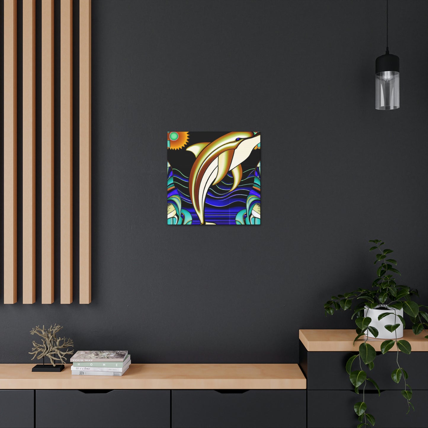 "Dance of the Dolphins" - Canvas