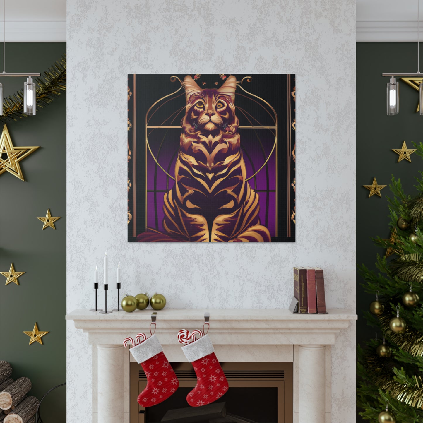 Mystic Maine Coon Cascade - Canvas