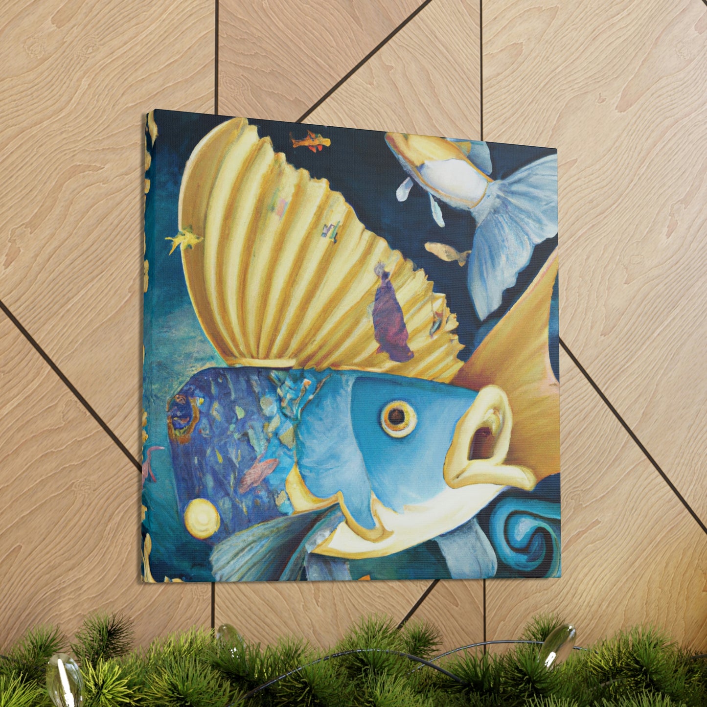 Fishes in the Stream - Canvas