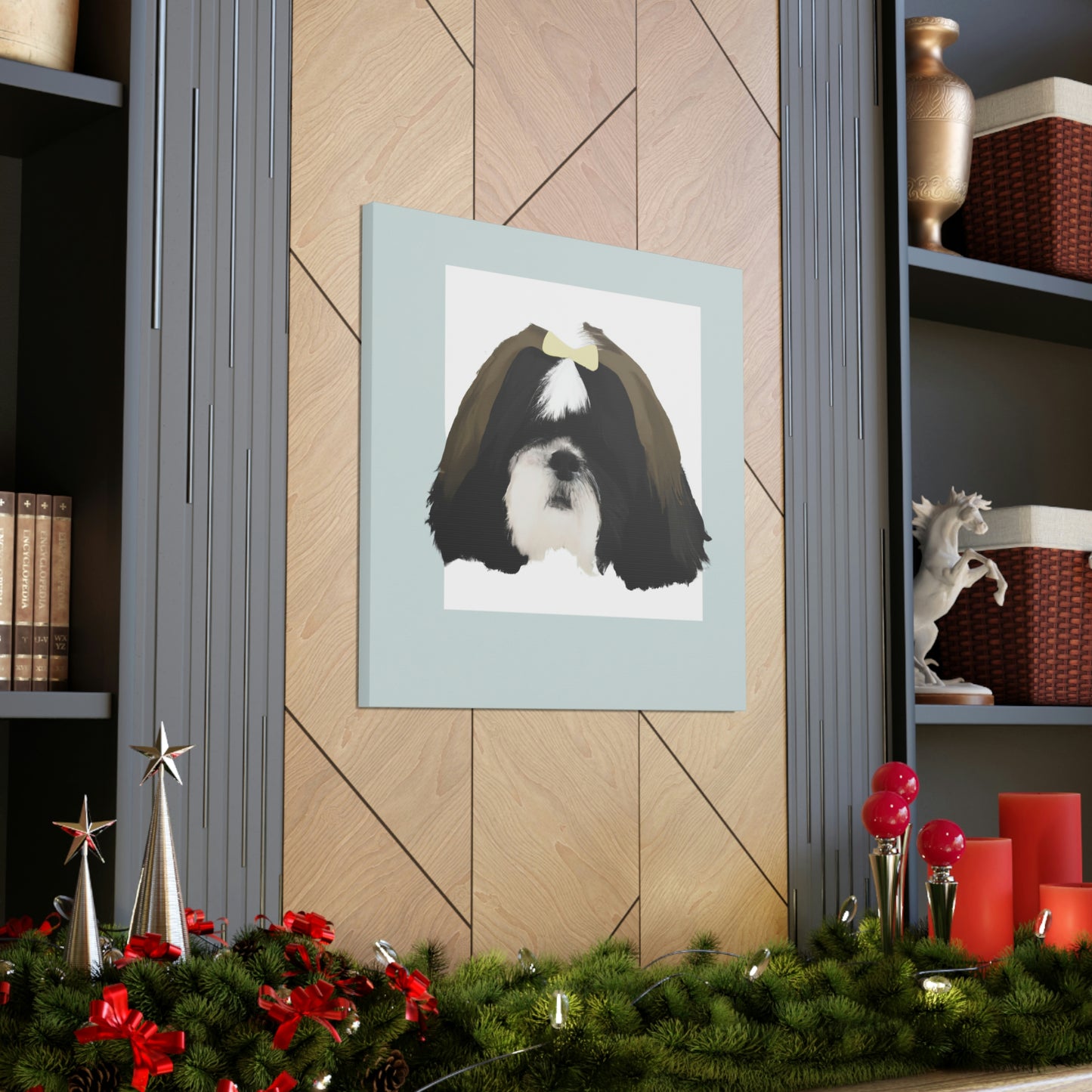 "Classic Shih Tzu Portrait" - Canvas