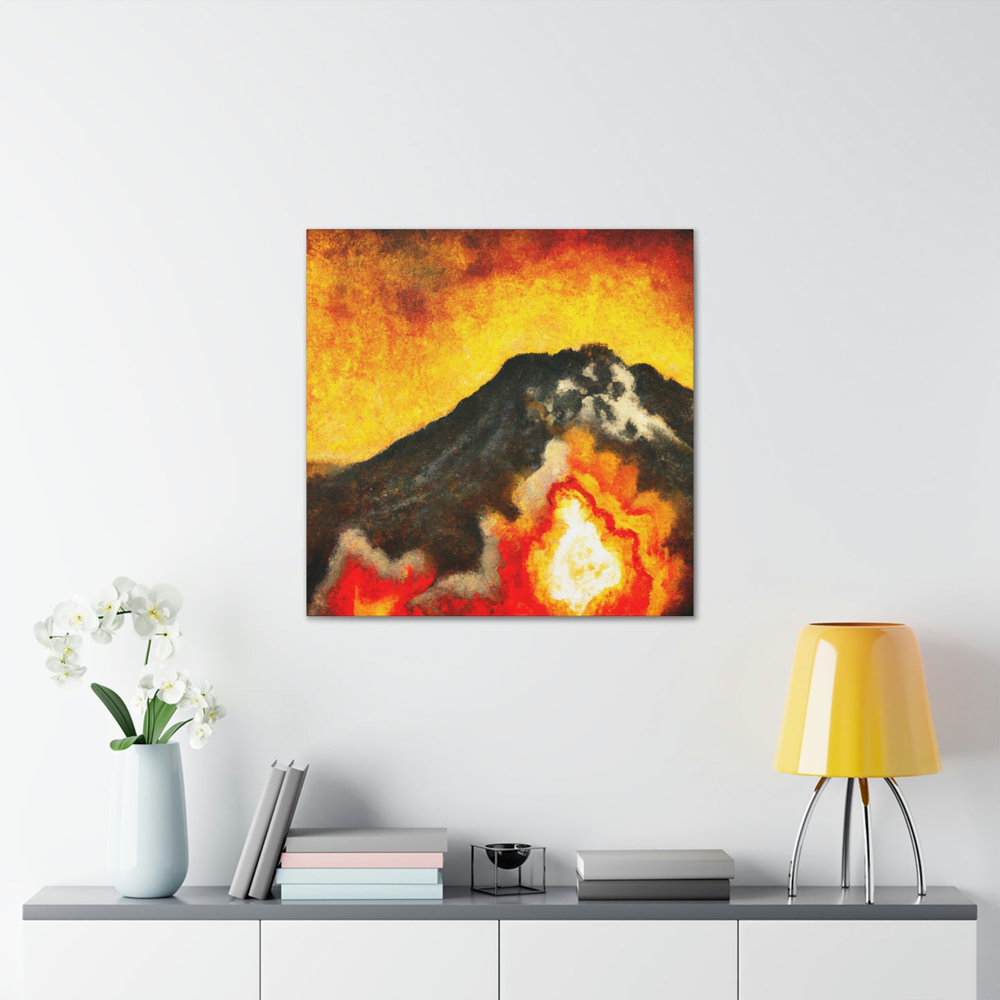 Volcanic Inferno Blaze - Canvas