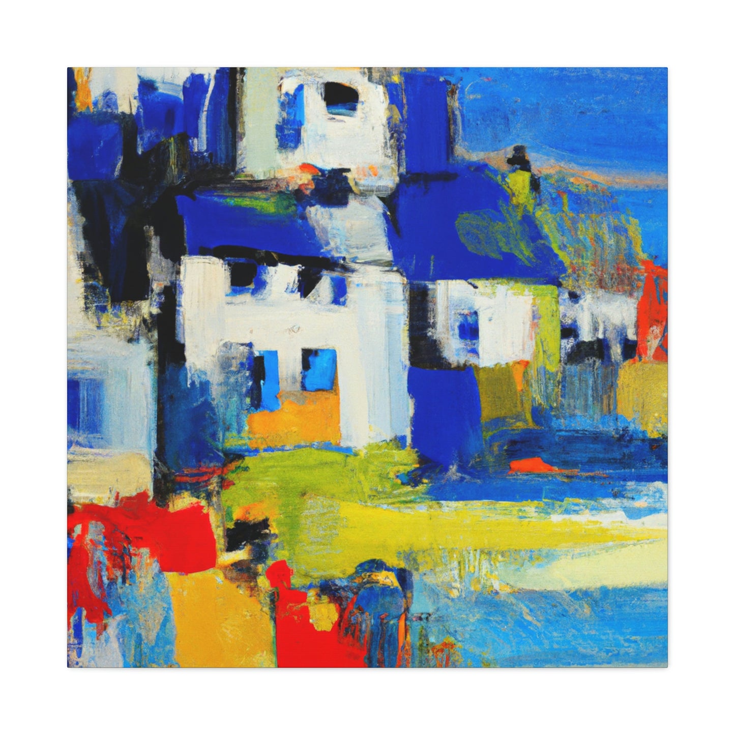 "Cottage Seaside Dreaming" - Canvas