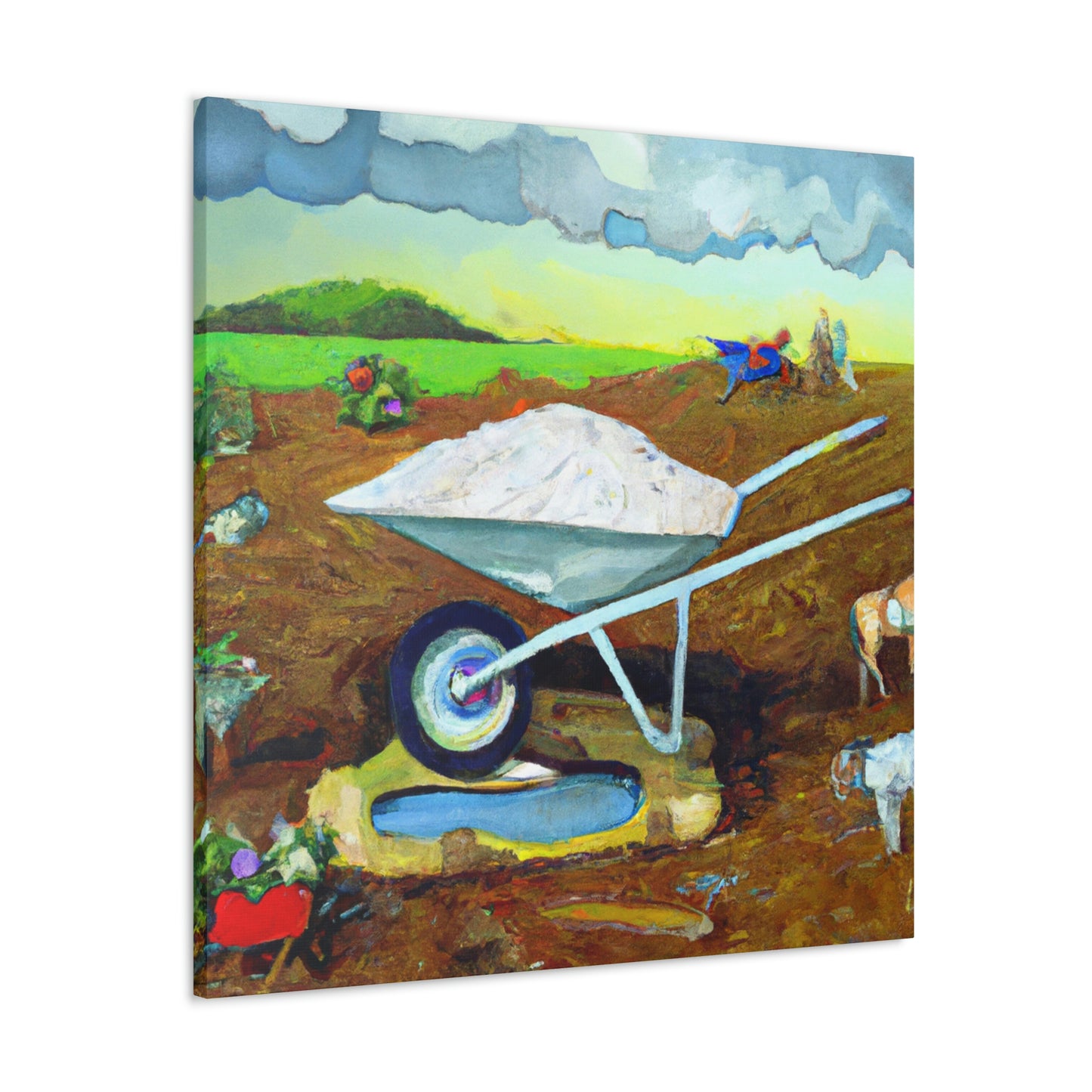 Wheelbarrow in Wonderland - Canvas