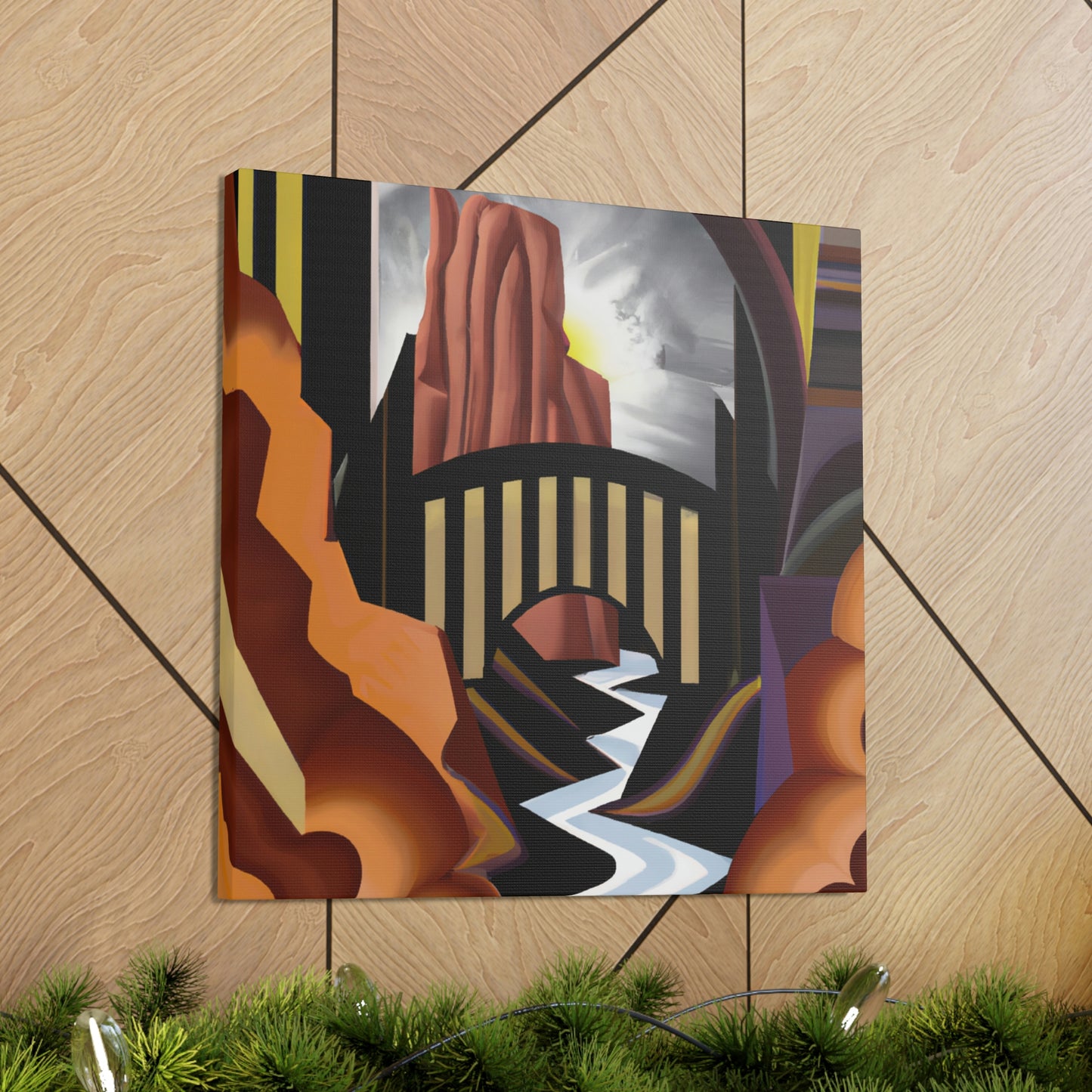 "Canyon of Jazz Age" - Canvas