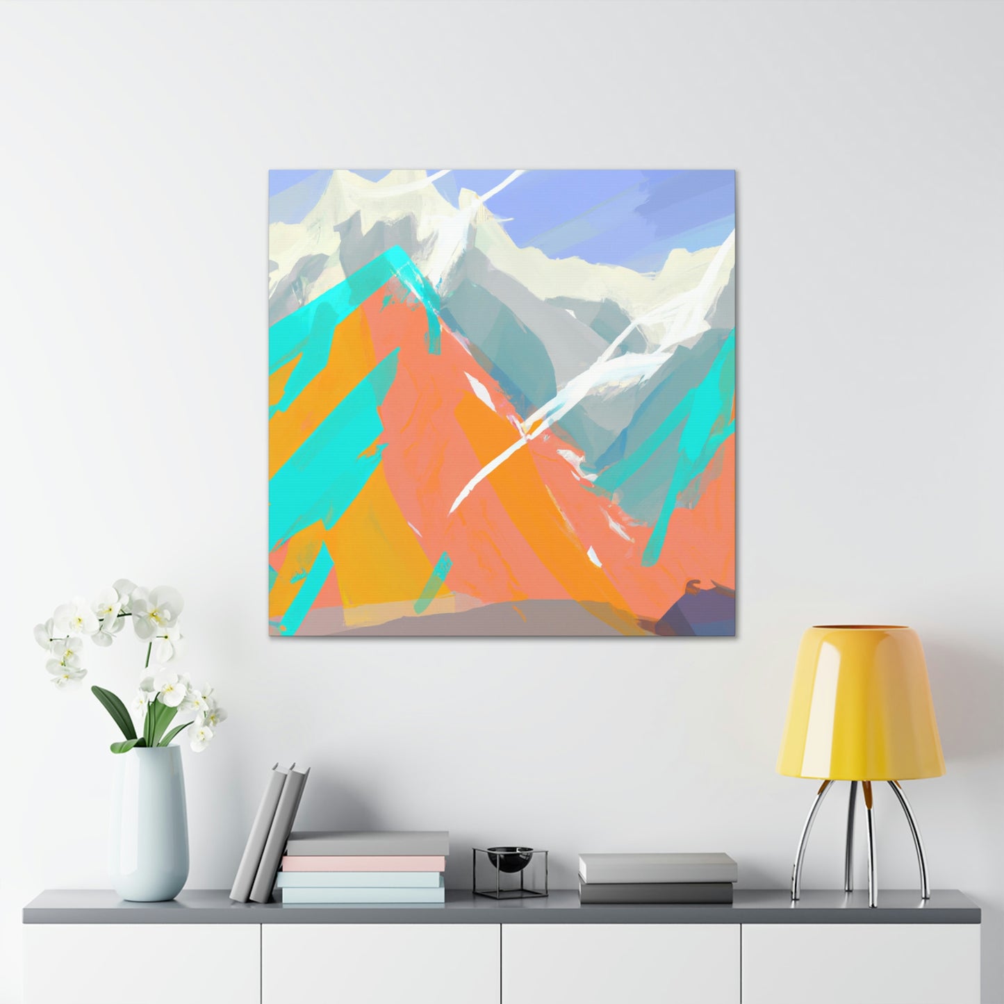 Mountain Abstraction 1940s - Canvas