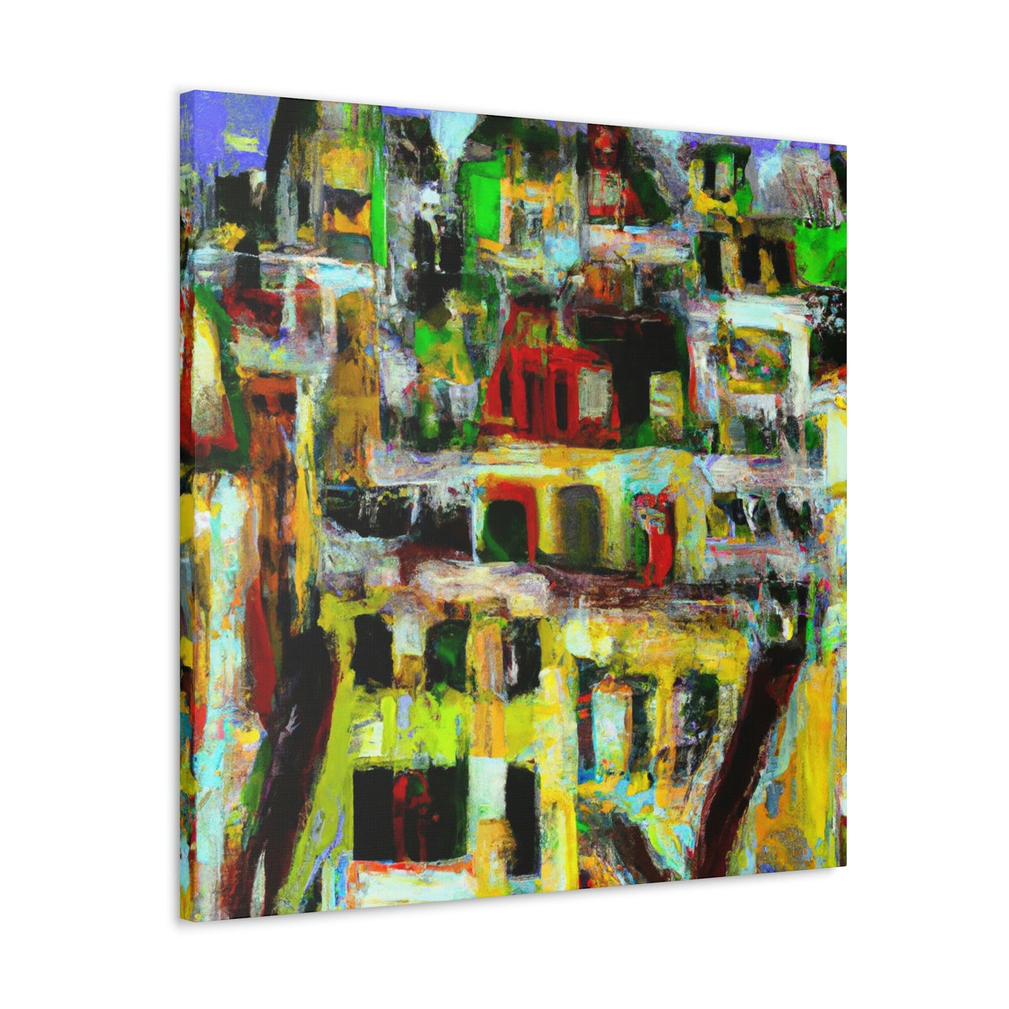 "Tudor Abstract Expressionism" - Canvas