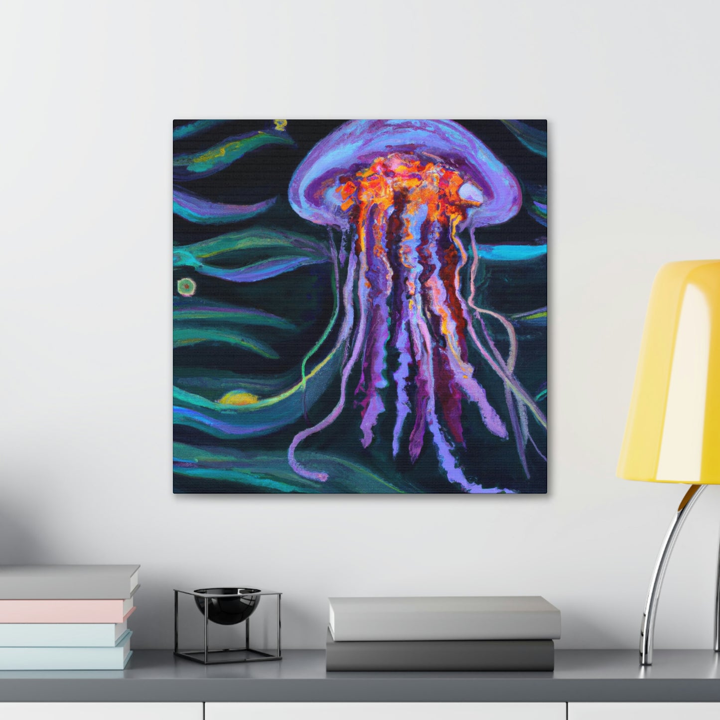 "Jellyfish Dream Streams" - Canvas