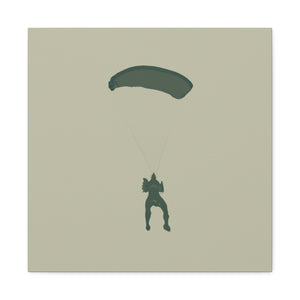 "Paratrooper in Flight" - Canvas