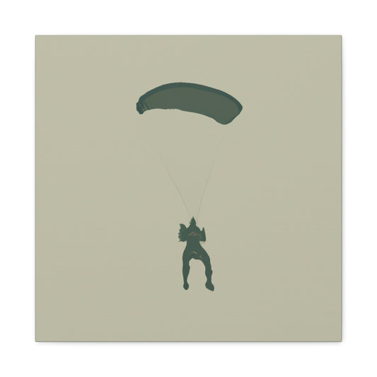 "Paratrooper in Flight" - Canvas