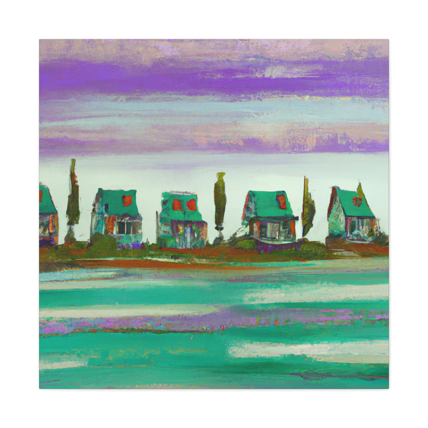 "Cottage by the Sea" - Canvas