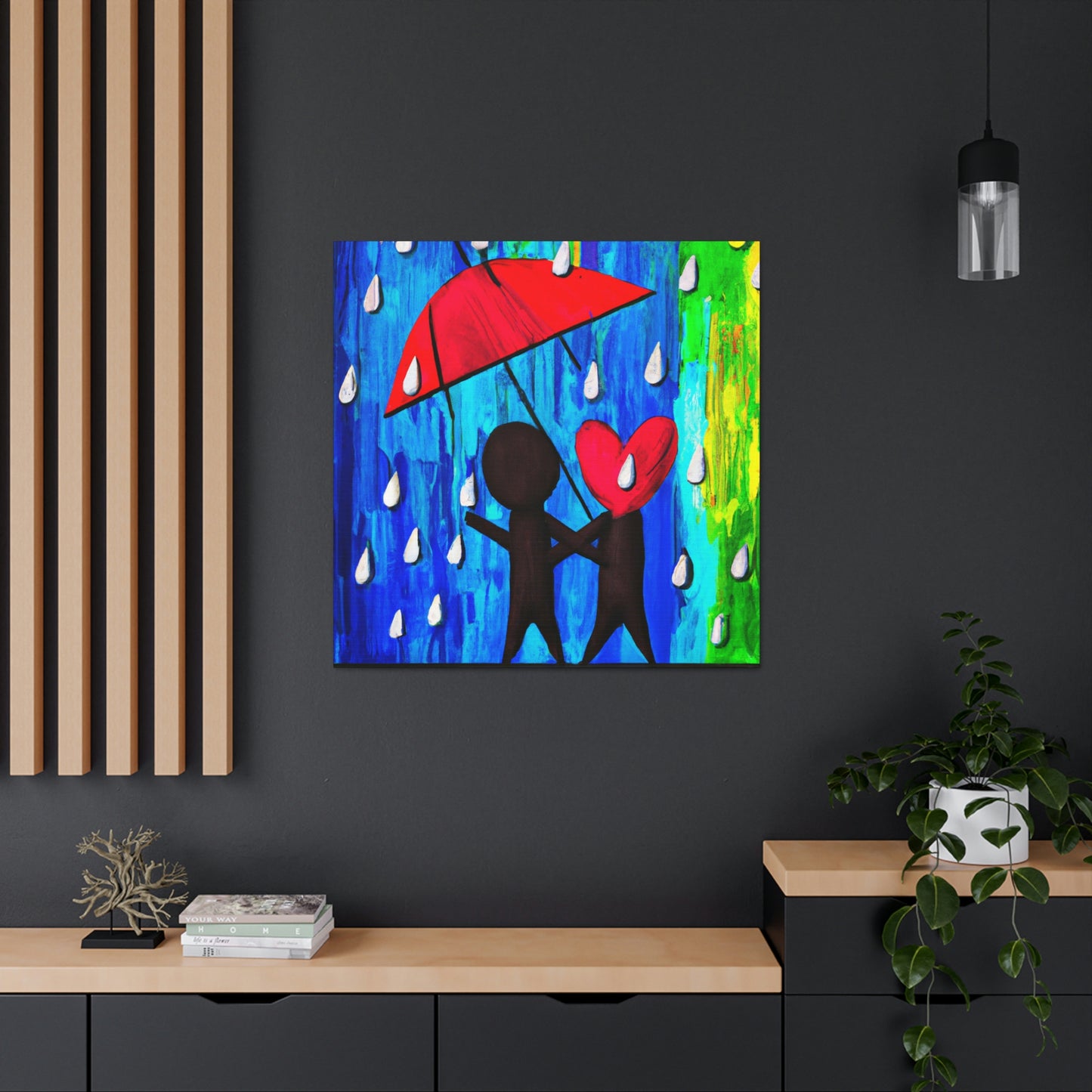 Love in the Rain - Canvas