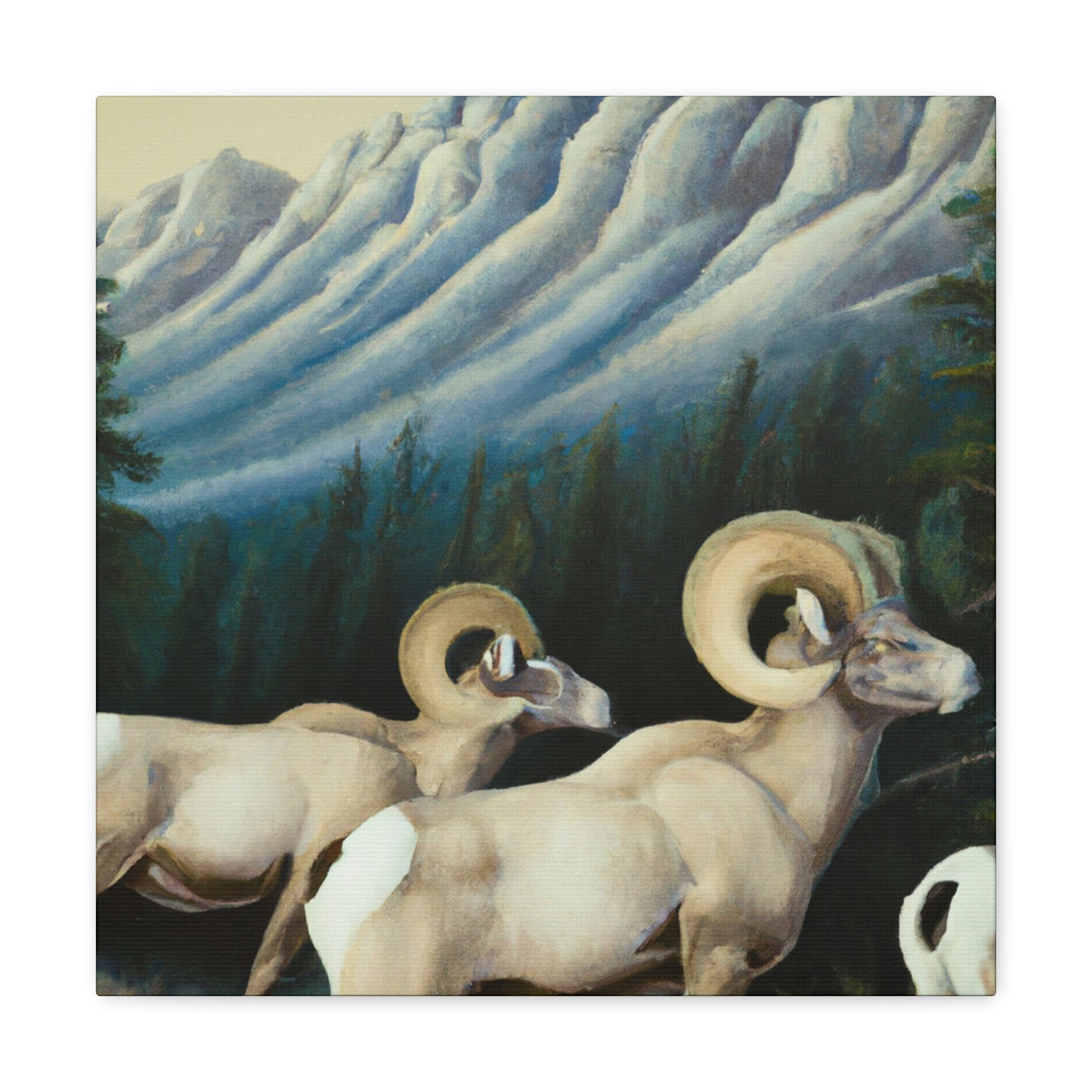 "Big Horn Regality" - Canvas