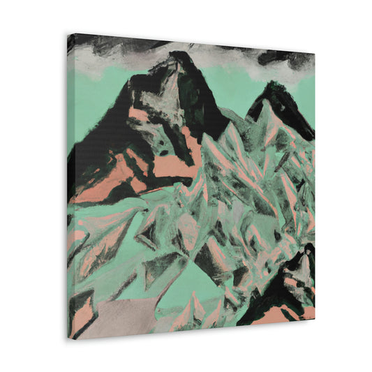 Mountain Majesty Abstract - Canvas