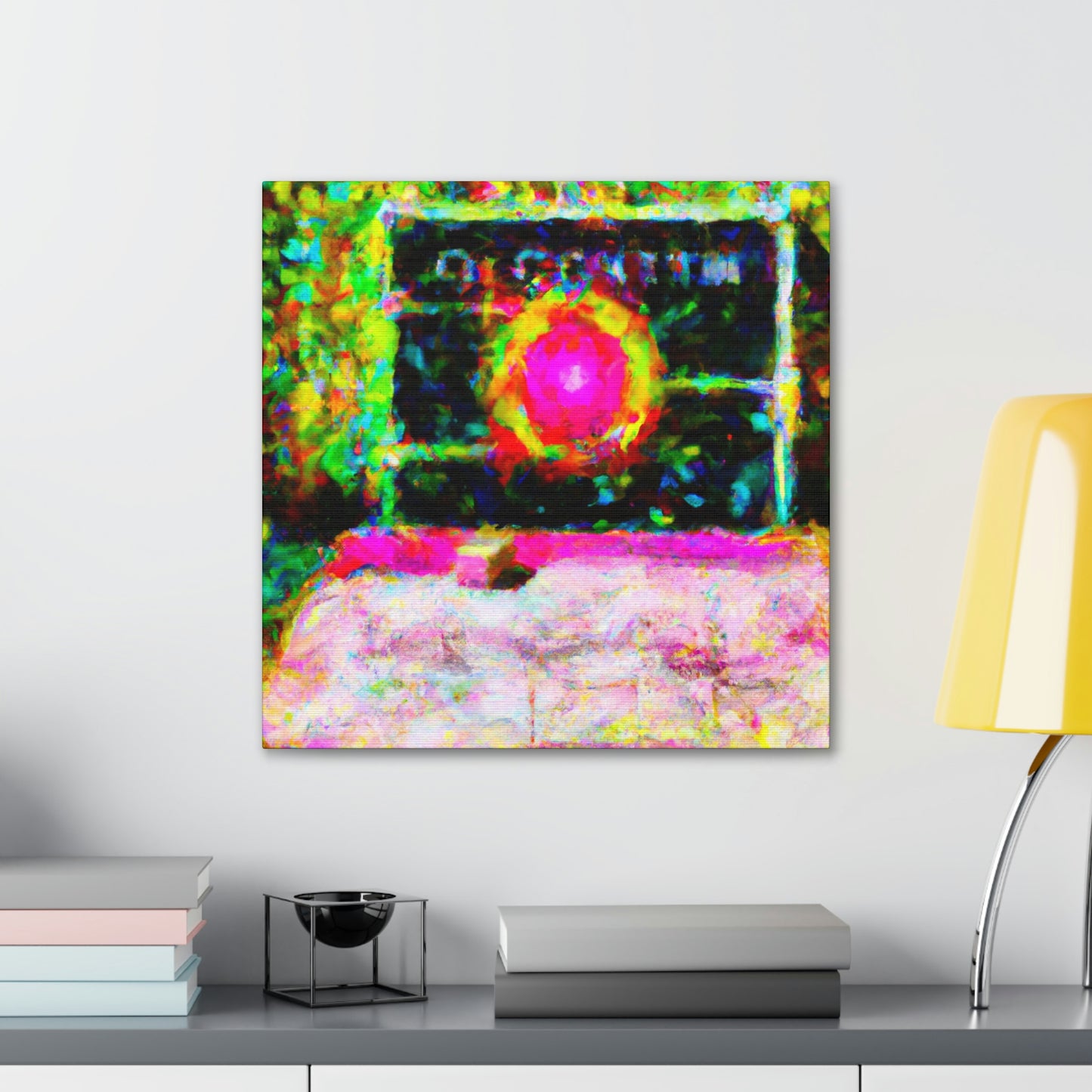 "Quantum Computing Dreamscapes" - Canvas