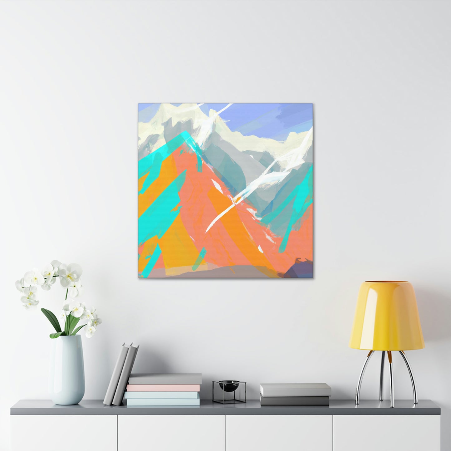 Mountain Abstraction 1940s - Canvas